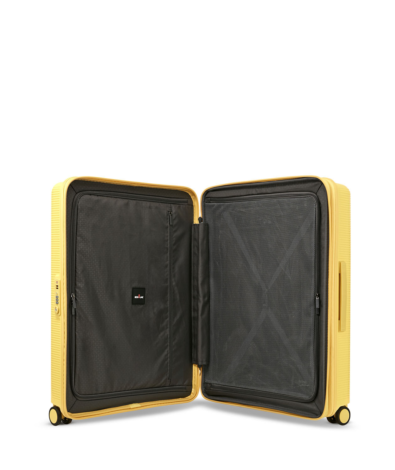ECHOLAC Forza Koffer S 4-Rollen, erweiterbar Yellow