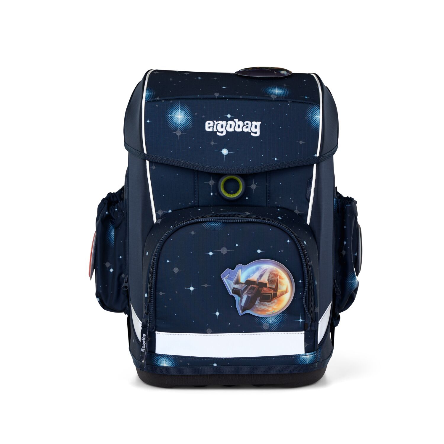 ergobag cubo light GALAXY GLOW 6-teiliges Schulrucksack-Set 2025 KoBärnikus