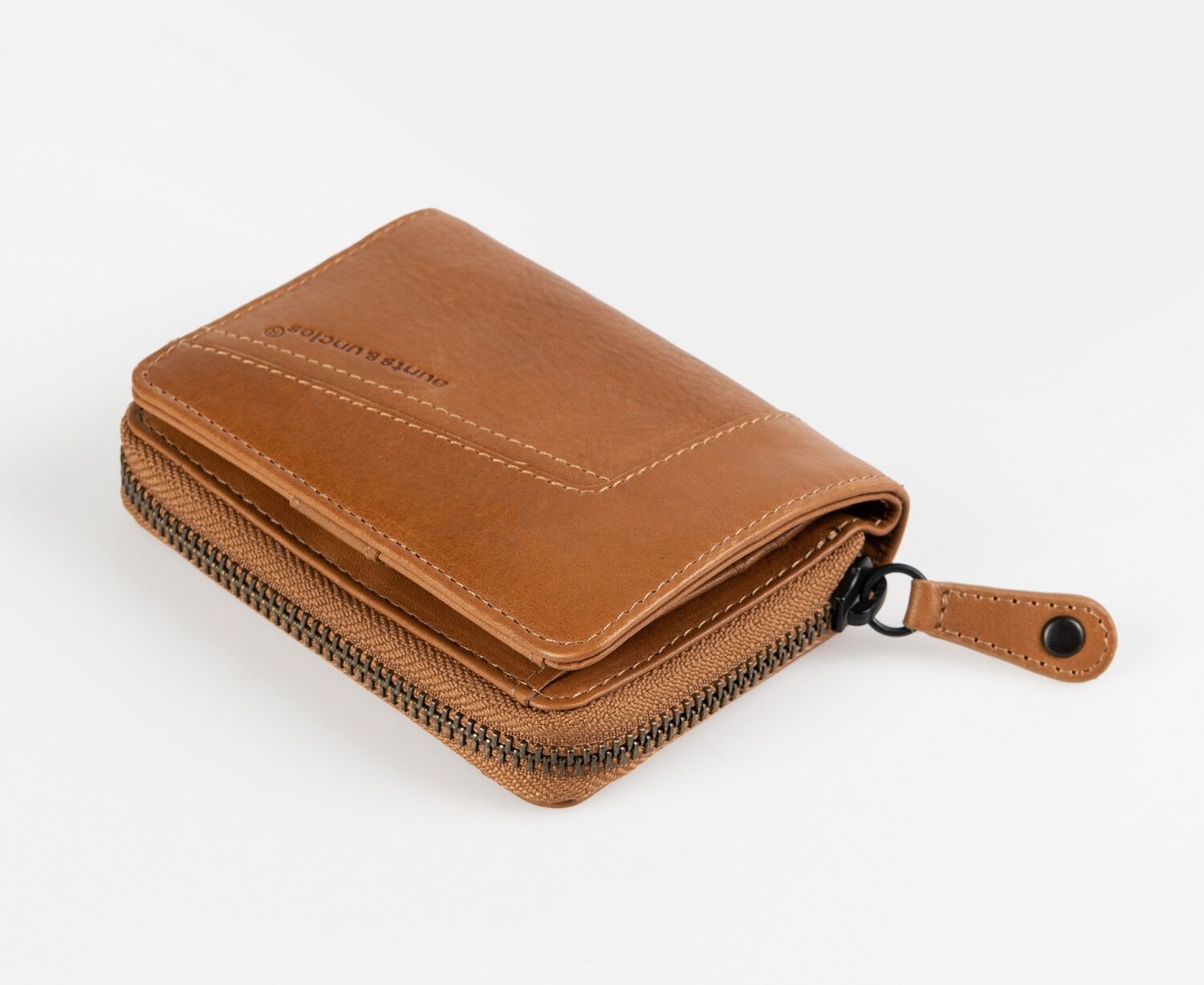 aunts & uncles Grandma's Luxury Club ELENA kompakte RV-Geldbörse caramel