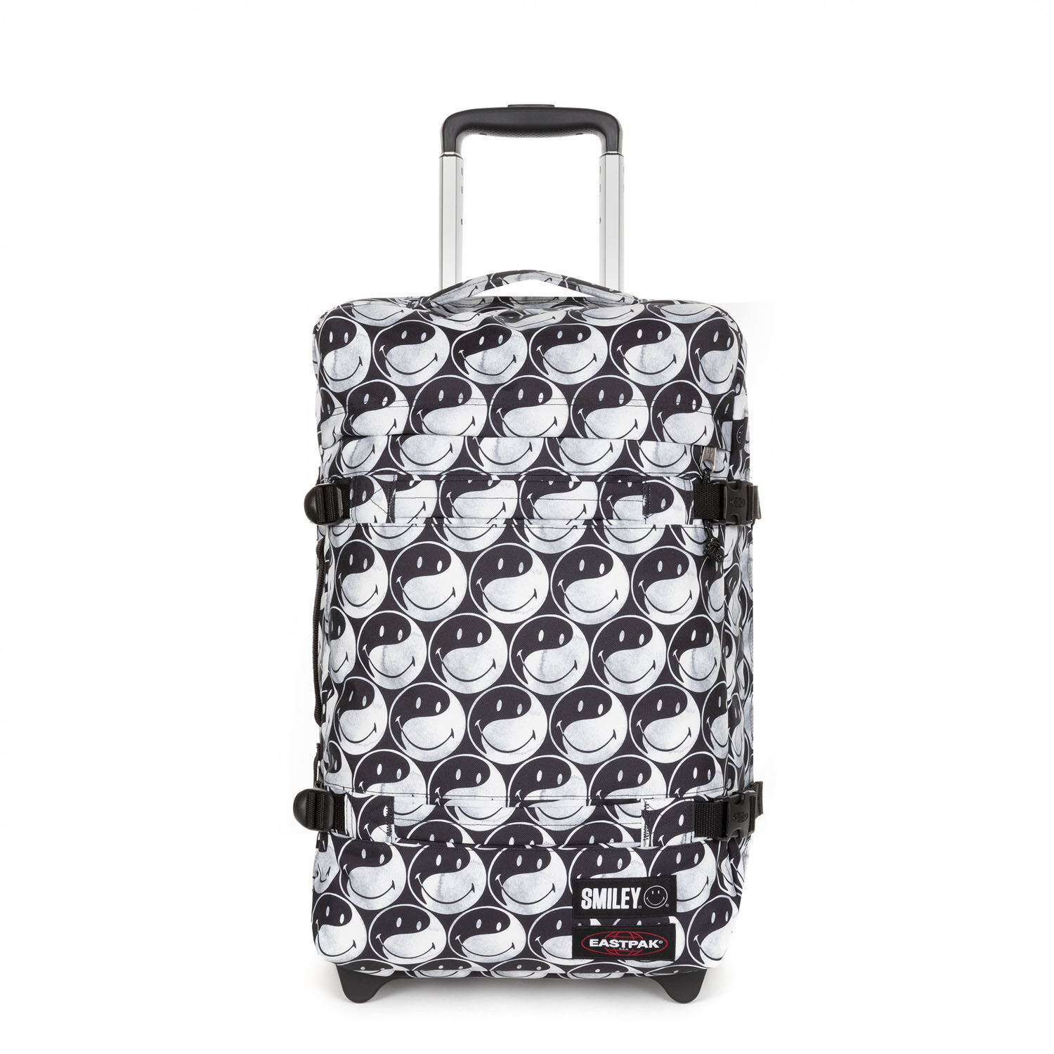 Eastpak Transit'R Reisetrolley S mit 2 Rollen 24 Smiley YY Black