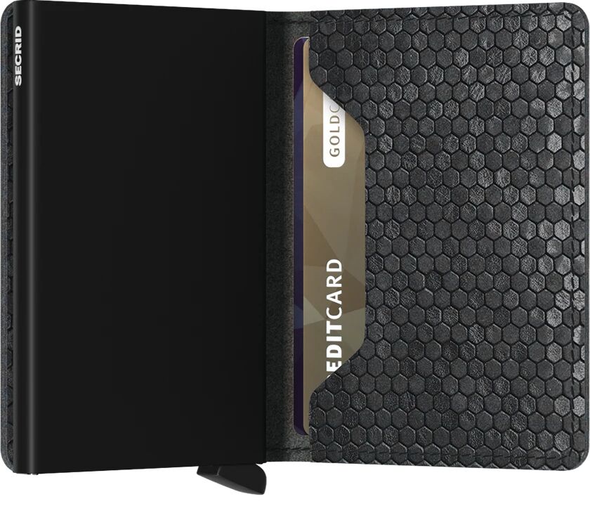 Secrid Slimwallet Hexagon SHe-Black Secrid Slimwallet Hexagon SHe-Black