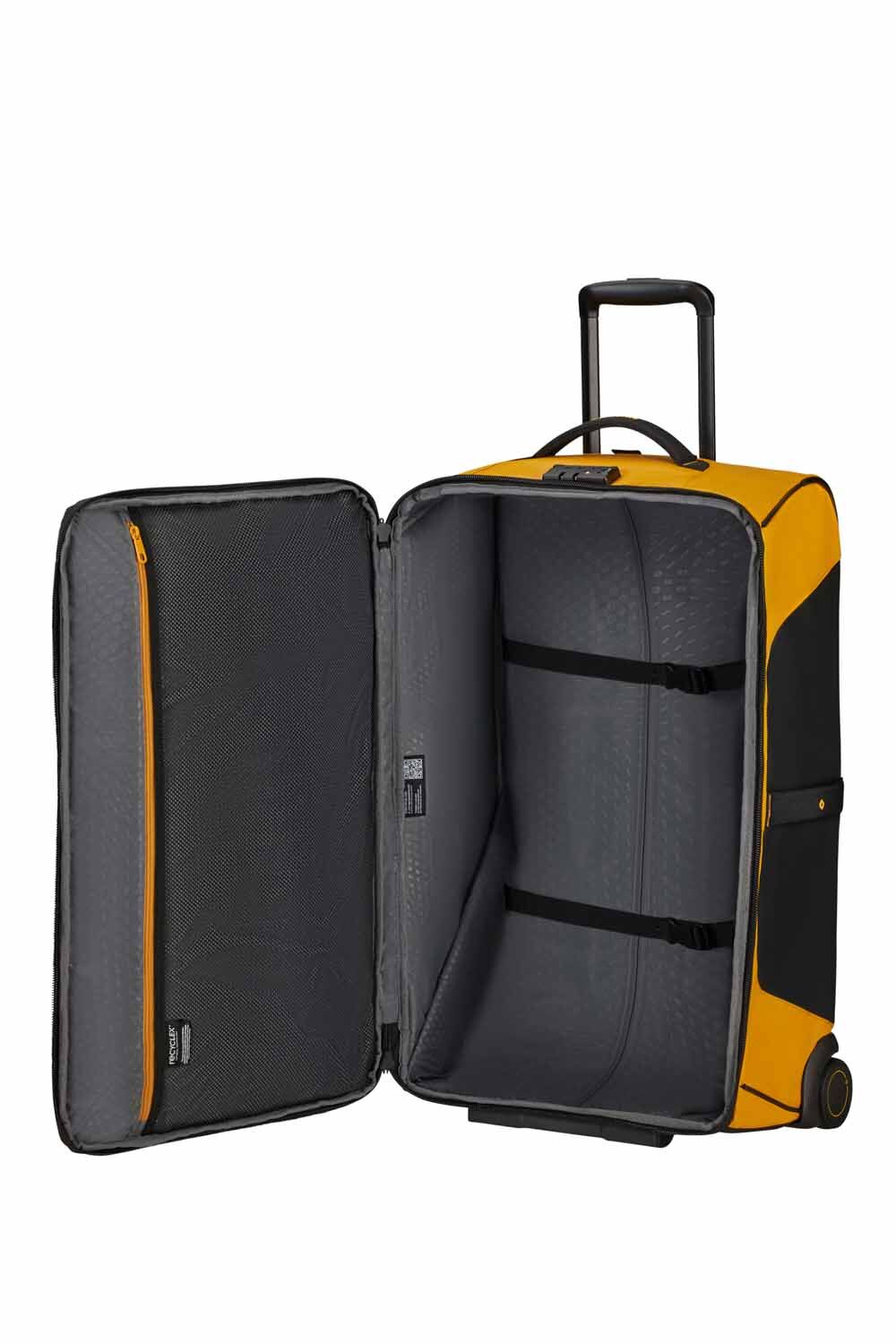 Samsonite Ecodiver Reisetasche mit Rollen 67 cm + GRATIS HOTELGUTSCHEIN Gelb