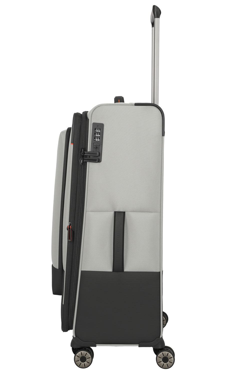 Travelite Crosslite Trolley L 4-Rollen erweiterbar Natur