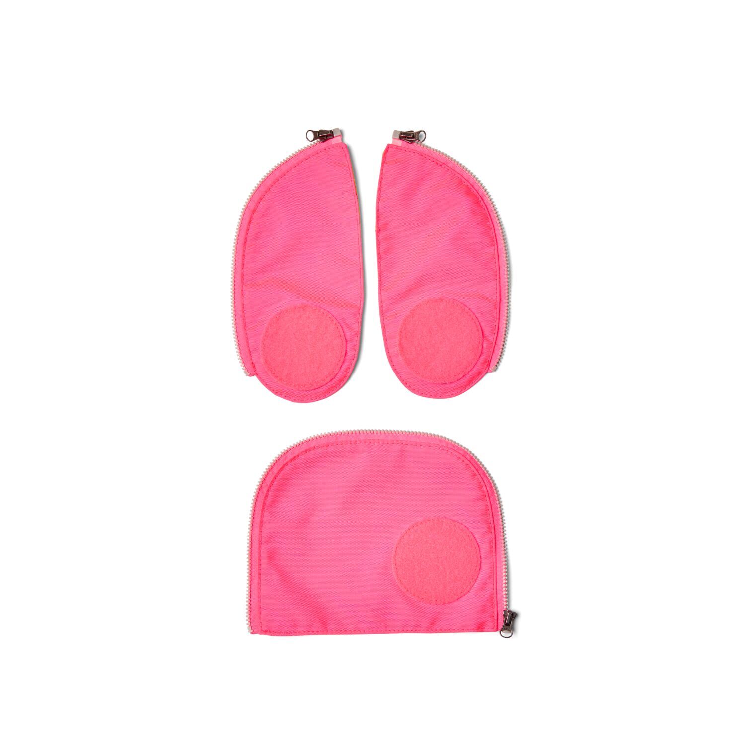 ergobag Schulzubehör Fluo Zip Set, 3-tlg. ab 2019 Pink