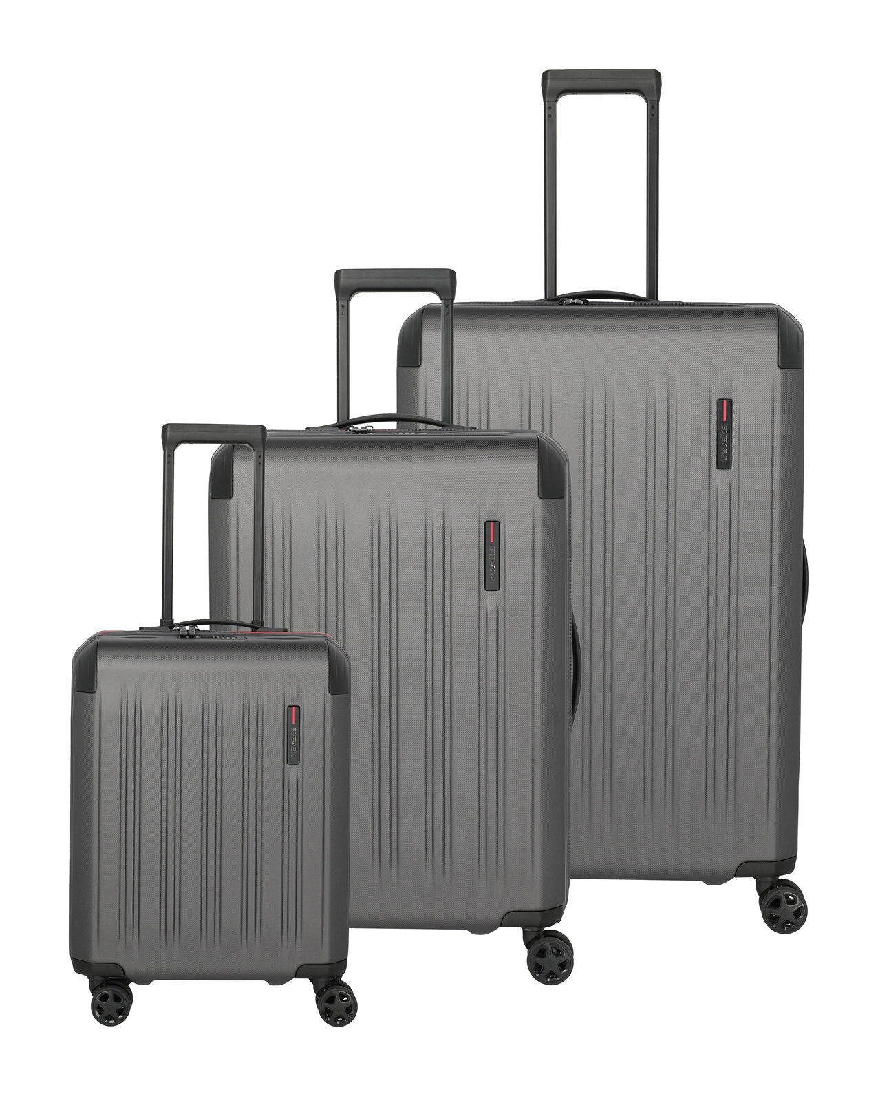 Travelite DYNAMIIC 3-tlg. Koffer-Set, L erw./ M erw./ S  Anthrazit