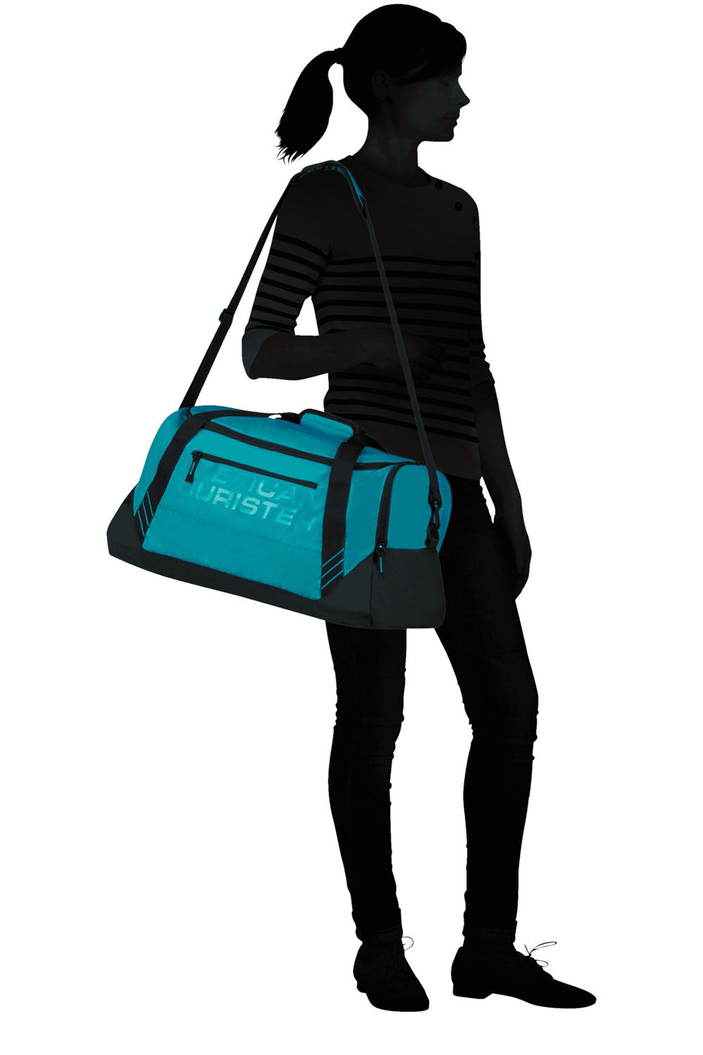 American Tourister Urban Groove UG23 Duffle Sport Reisetasche Black/Blue