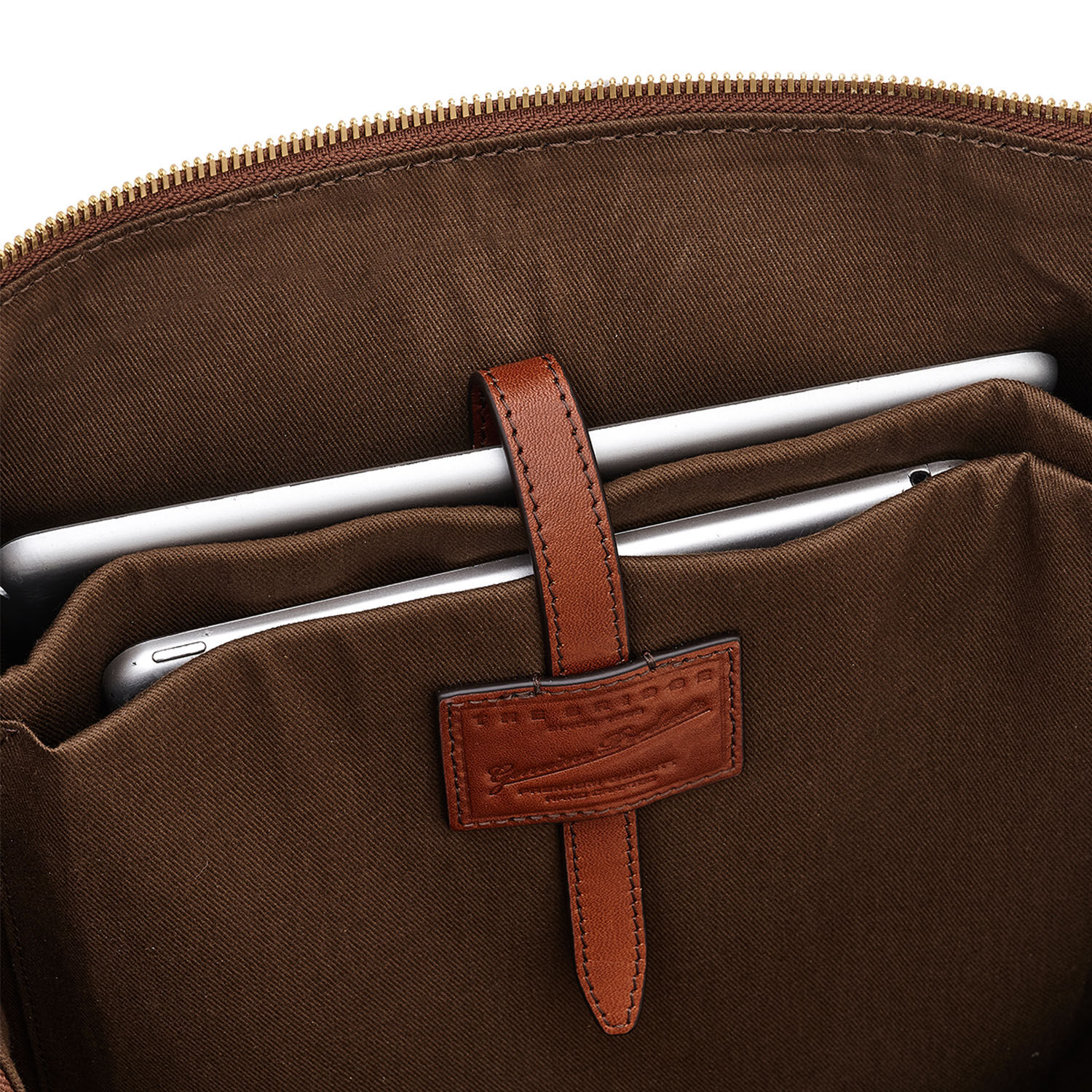 The Bridge Alberto Rucksack Braun/Gold The Bridge Alberto Rucksack Braun/Gold