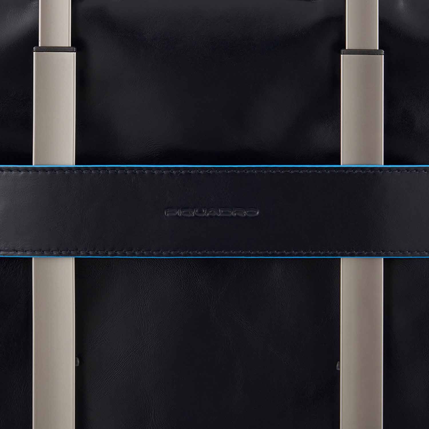 Piquadro Blue Square Revamp Schmale Laptoptasche 14" mit iPad®-Fach Mahagoni