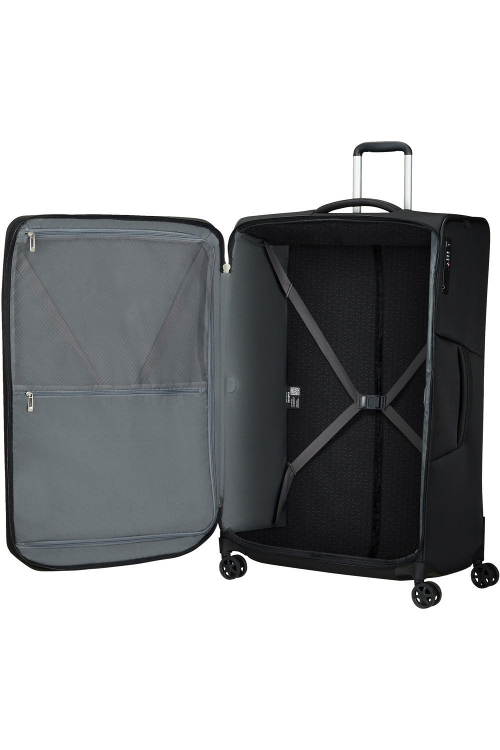 Samsonite Respark Trolley mit 4 Rollen erweiterbar 82cm + GRATIS HOTELGUTSCHEIN Ozone Black