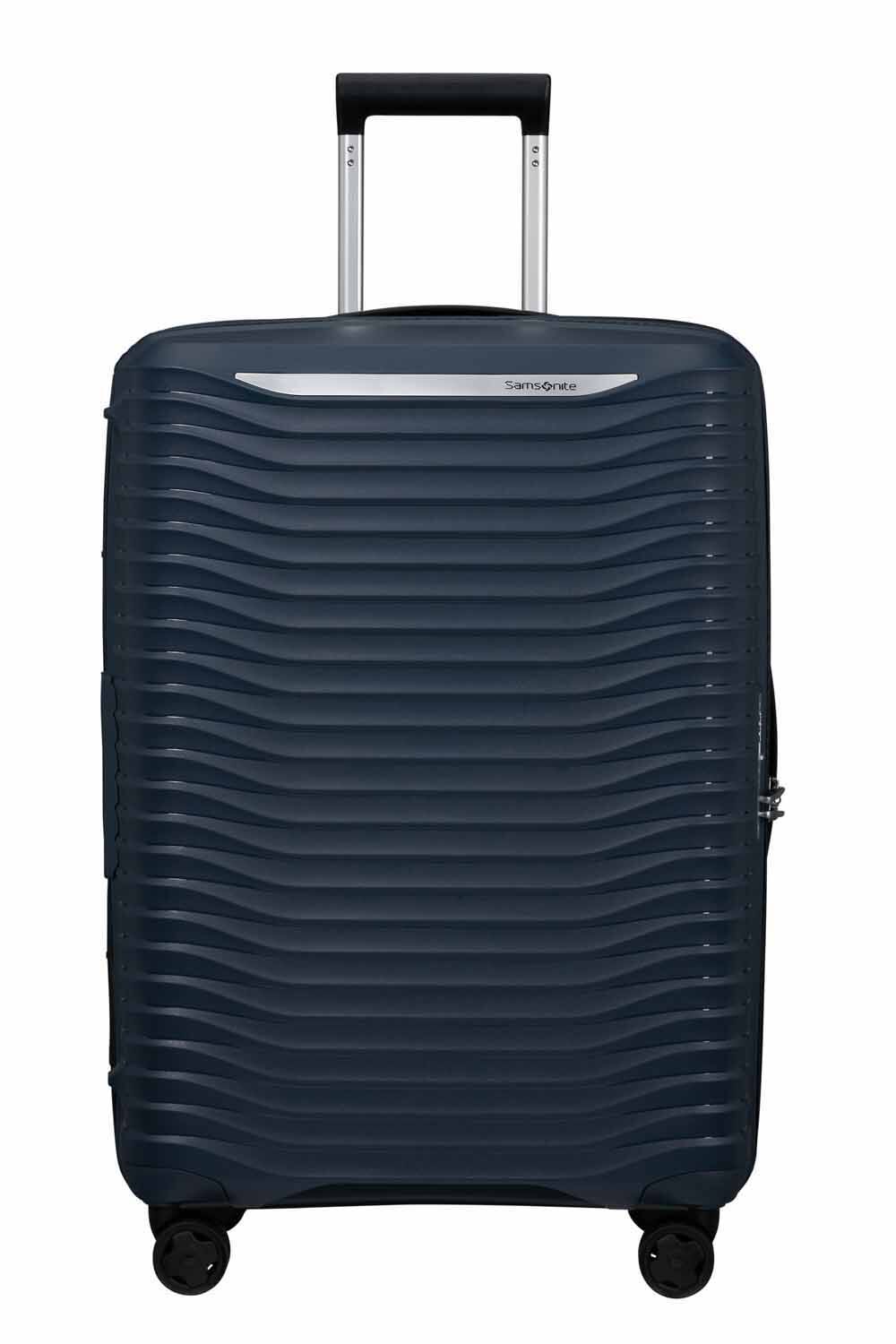 Samsonite Upscape Trolley mit 4 Rollen erweiterbar 68cm + GRATIS HOTELGUTSCHEIN Blue Nights