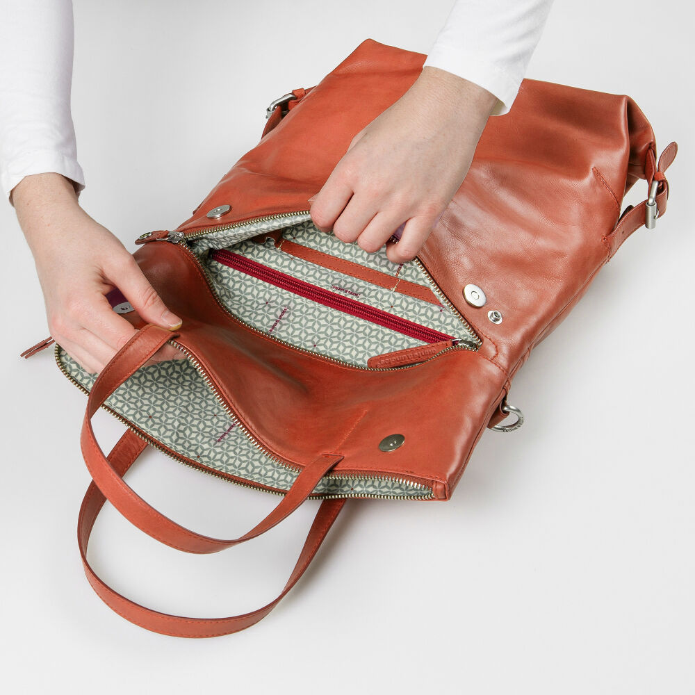 aunts & uncles Jamie´s Orchard Pomelo Rucksack/Handtasche mit Tabletfach ginger biscuit