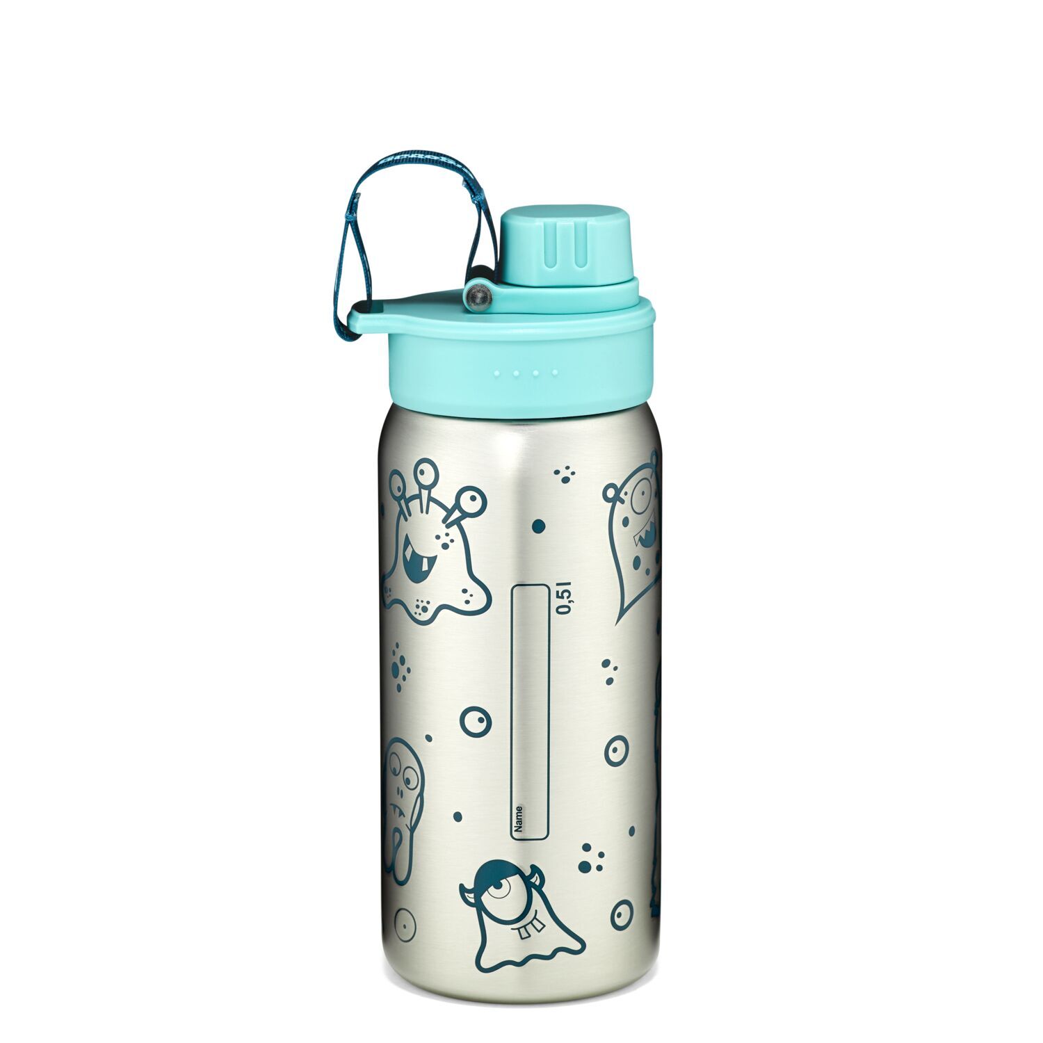 ergobag Schulzubehör Edelstahl Trinkflasche 500ml -2024 Petrol ergobag Schulzubehör Edelstahl Trinkflasche 500ml -2024 Petrol