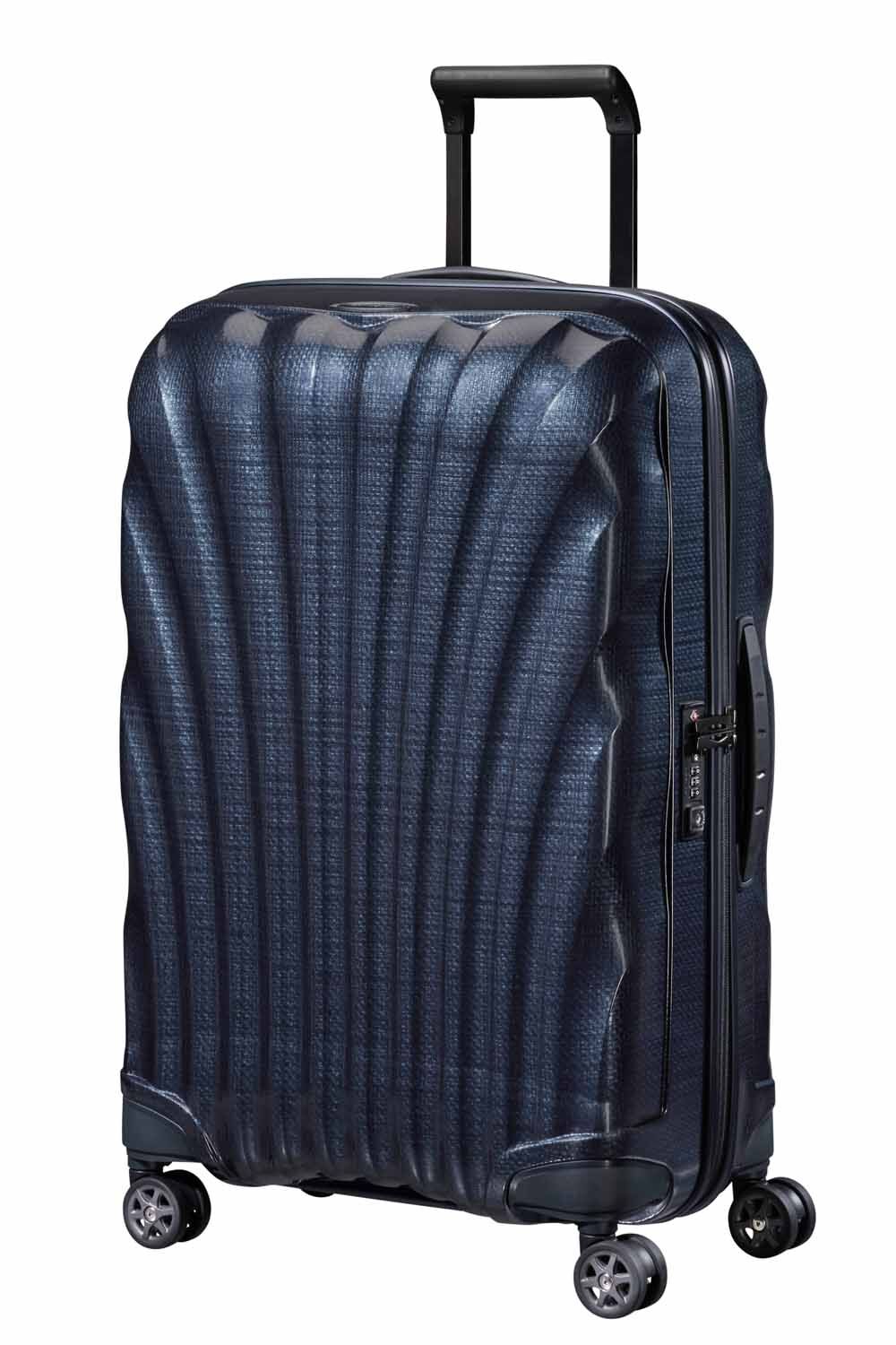 Samsonite C-Lite Trolley mit 4 Rollen 69cm + GRATIS HOTELGUTSCHEIN Midnight Blue