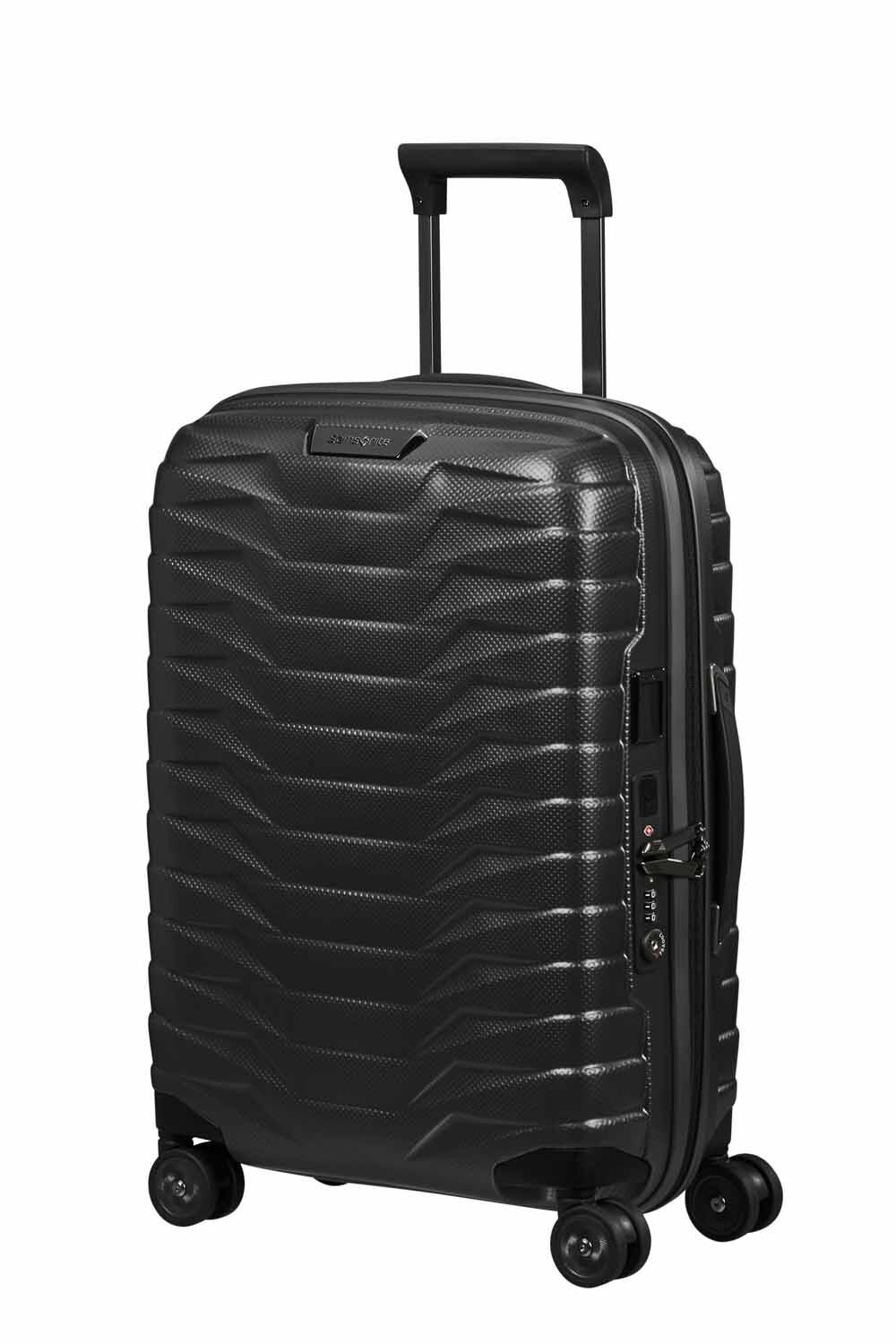 Samsonite Proxis Trolley mit 4 Rollen erweiterbar 55cm (20/23cm) + GRATIS HOTELGUTSCHEIN Matt Graphite