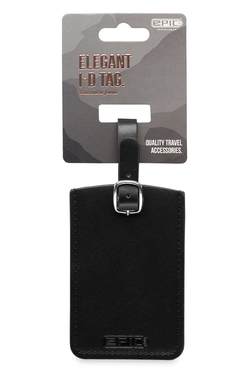 epic Travel Accessories 3.0 Eleganter ID Tag Schwarz epic Travel Accessories 3.0 Eleganter ID Tag Schwarz