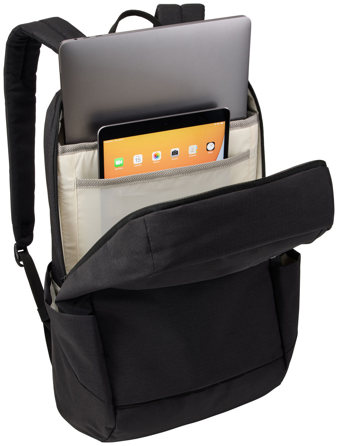 THULE Lithos Rucksack 20 L, mit 15,6" Laptopfach Black
