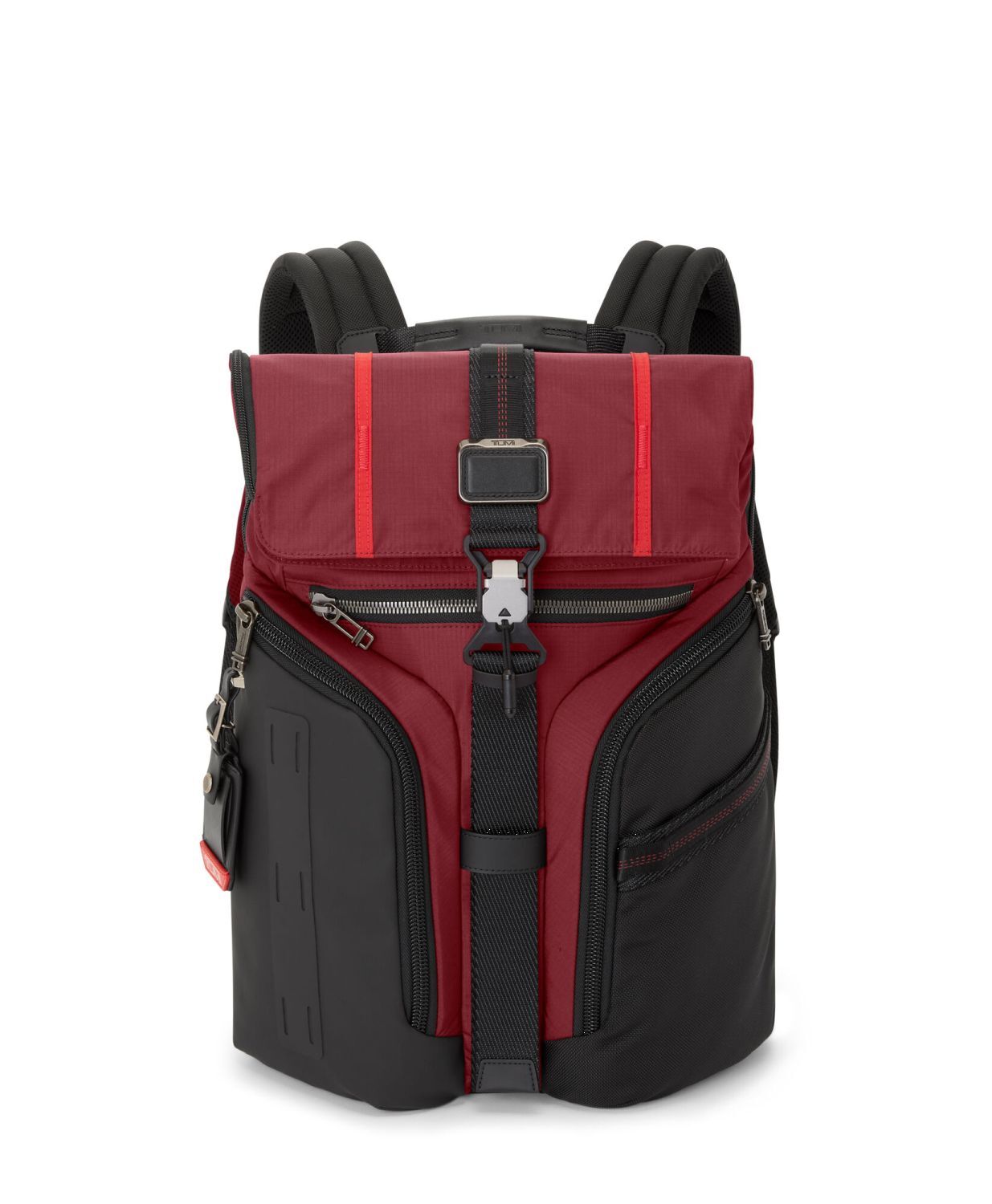 Tumi Alpha Bravo Logistics Rucksack mit Klappdeckel Desert Red