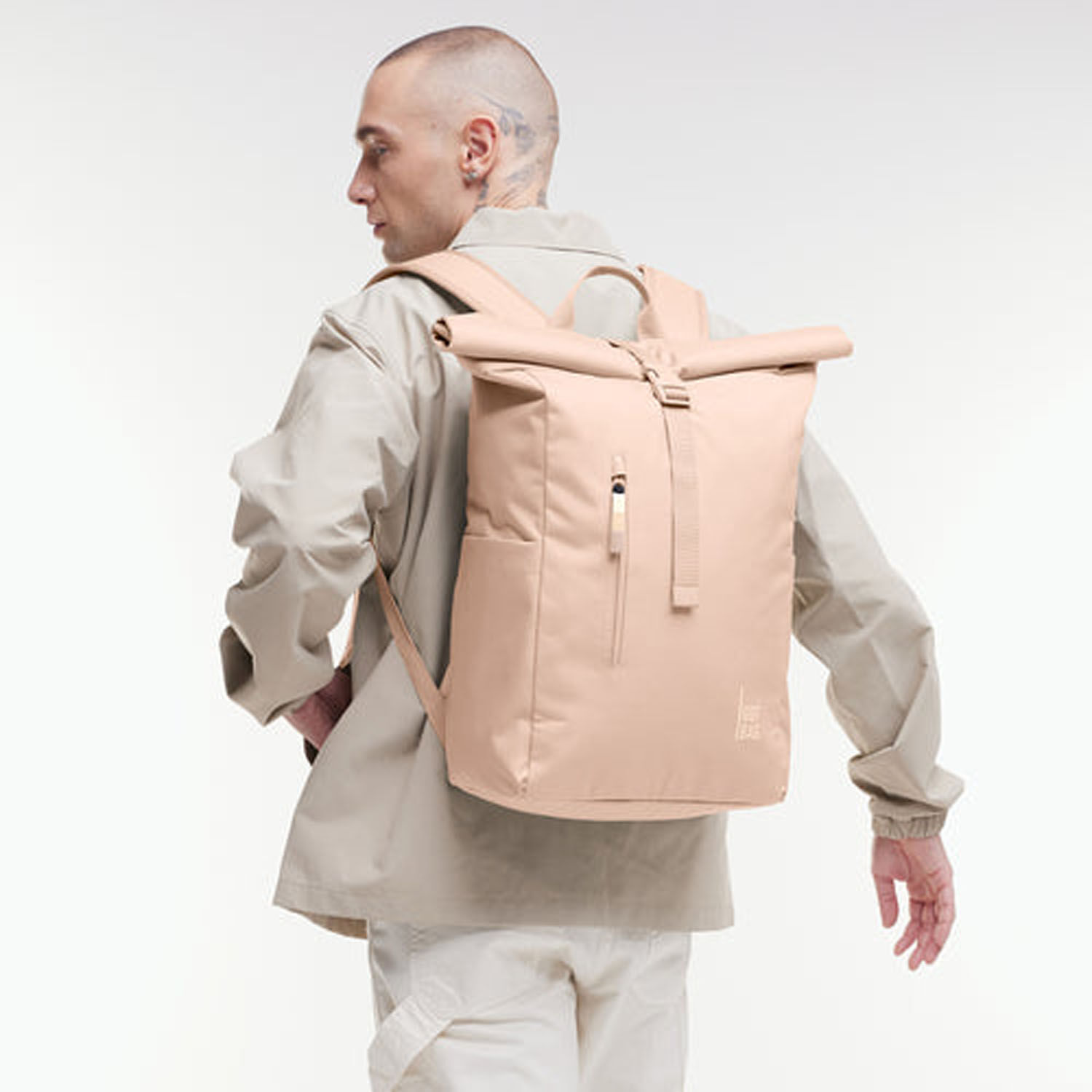 GOT BAG Rolltop Easy pearl monochrome