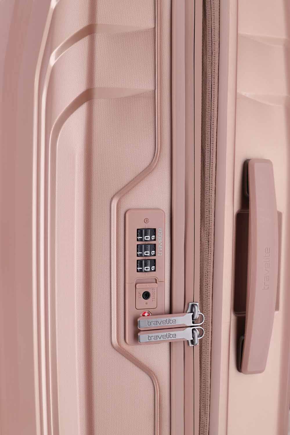 Travelite Elvaa Trolley L, 4-Rollen Roségold