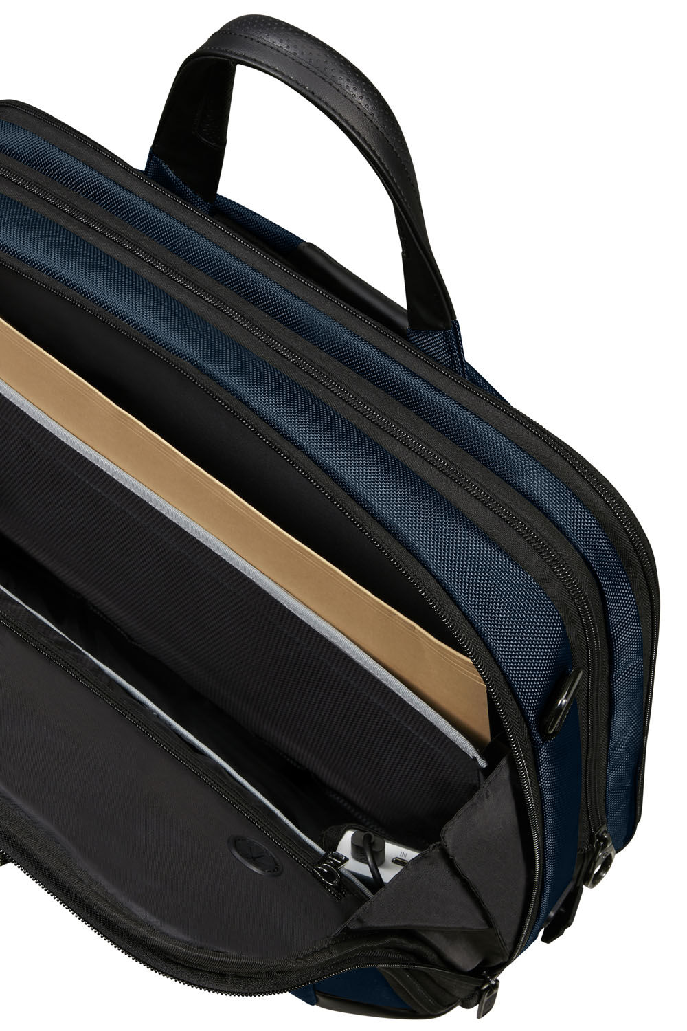 Samsonite Pro-DLX 6 Aktentasche 15.6" erweiterbar + GRATIS HOTELGUTSCHEIN Blau