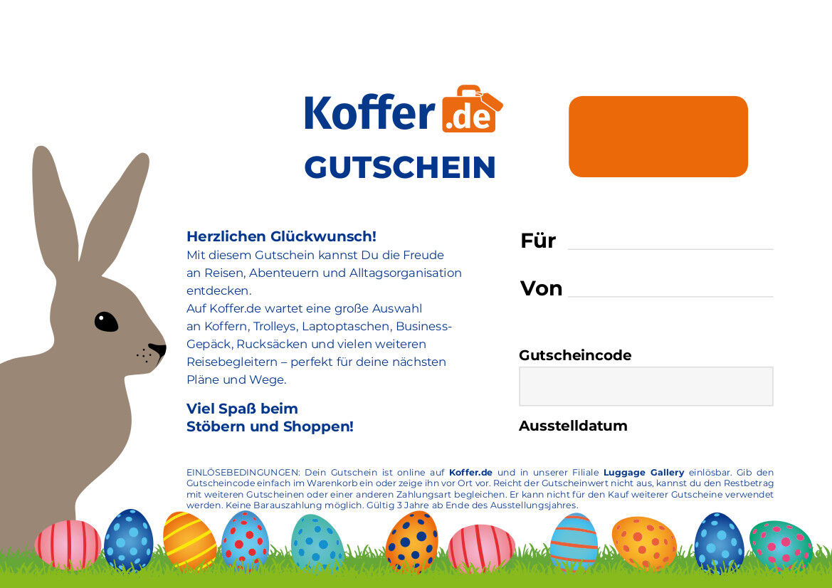 Geschenkgutschein zu Ostern