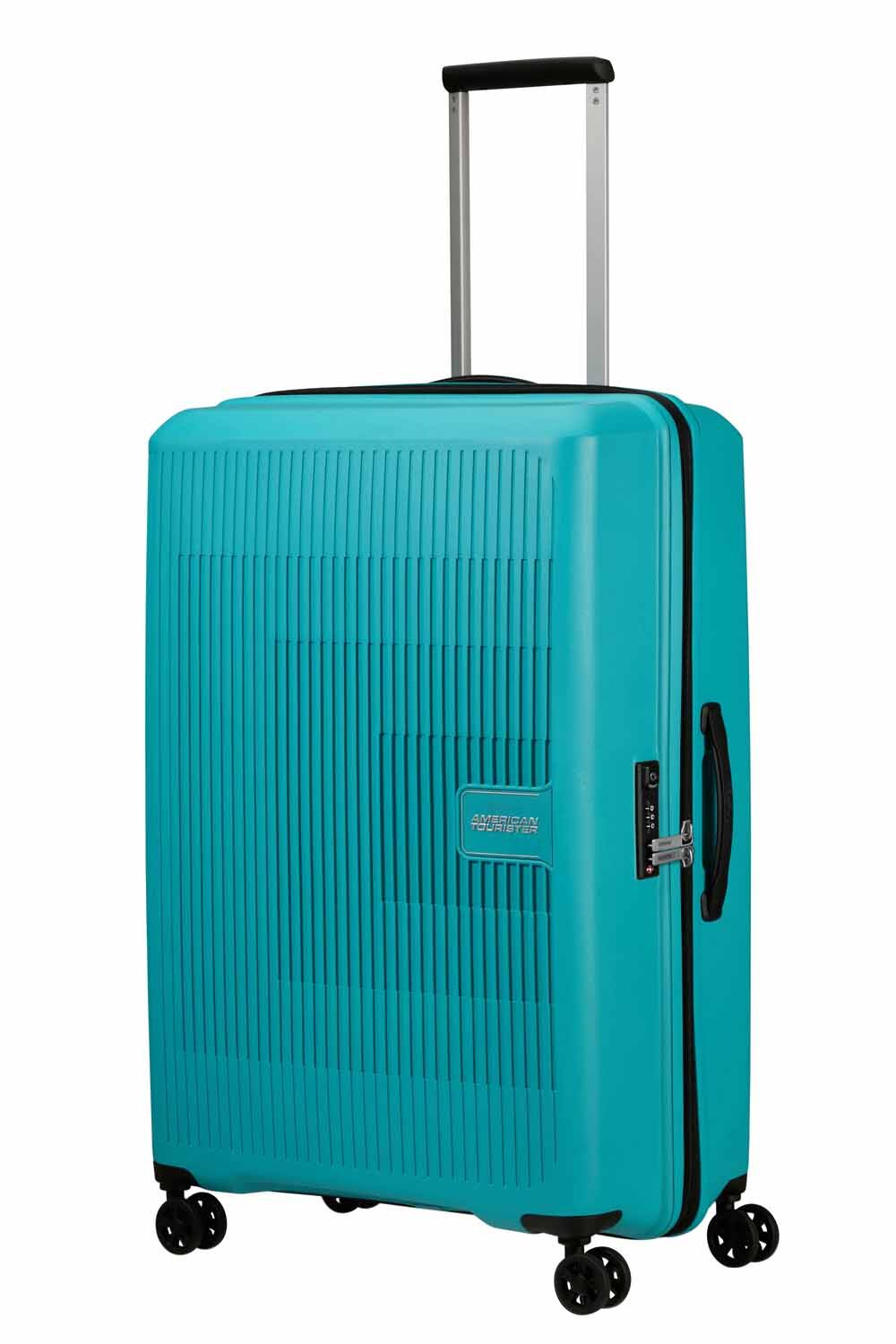 American Tourister AeroStep 77cm Check-in Größe L, erweiterbar Turquoise Tonic