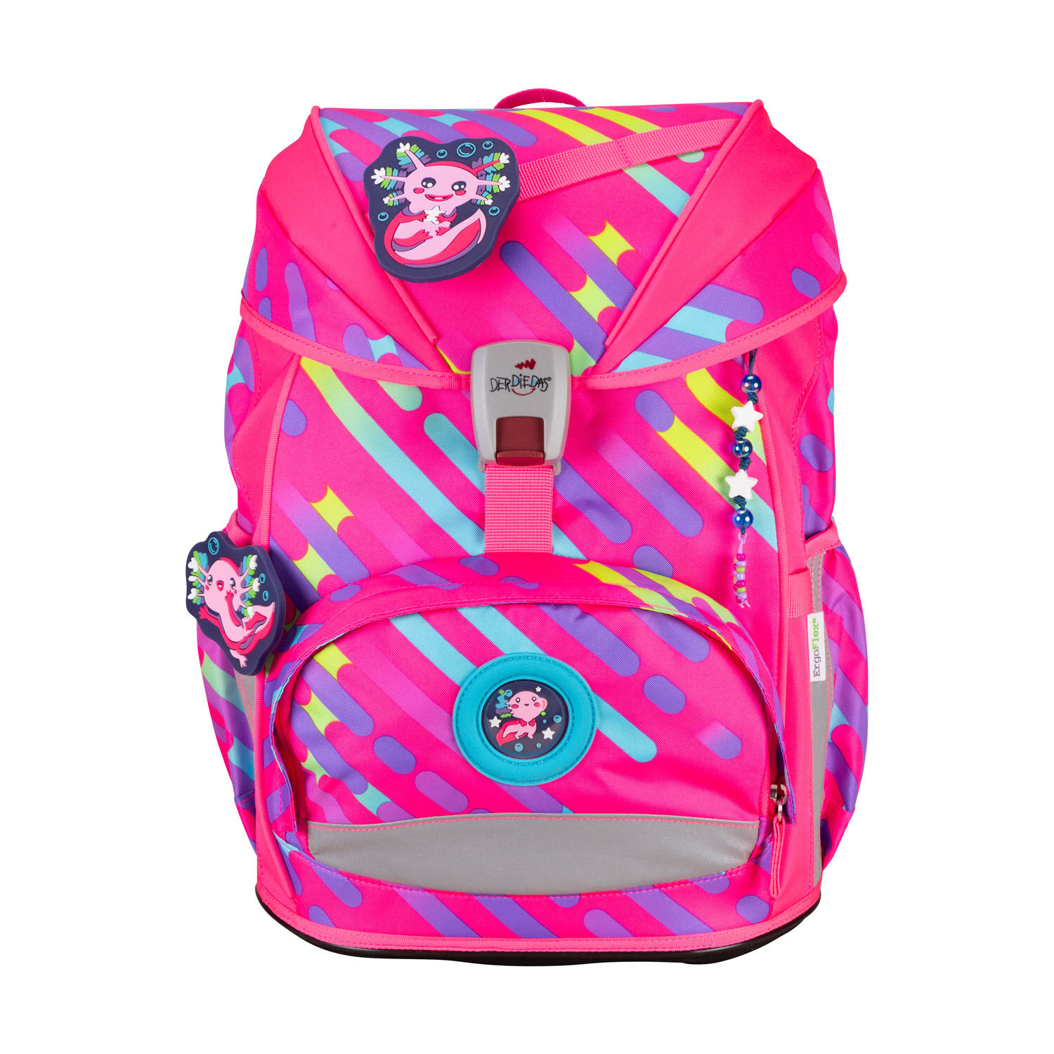 DerDieDas ErgoFlex "NEON" Schulrucksack-Set 5-teilig mit Sportbeutel Neon Punkie DerDieDas ErgoFlex "NEON" Schulrucksack-Set 5-teilig mit Sportbeutel Neon Punkie