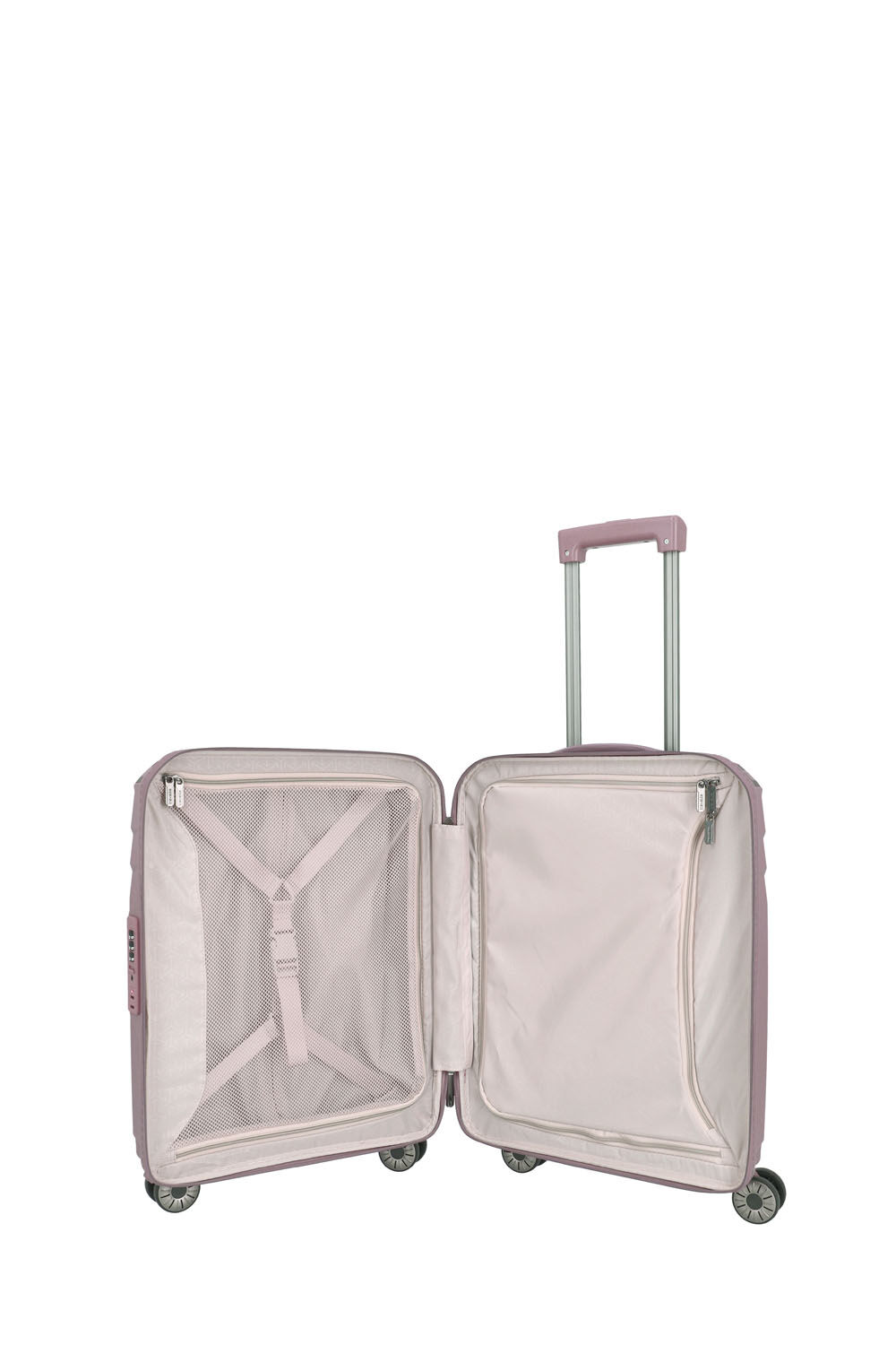 Travelite Elvaa Boardgepäck Trolley S, 4-Rollen Rosé