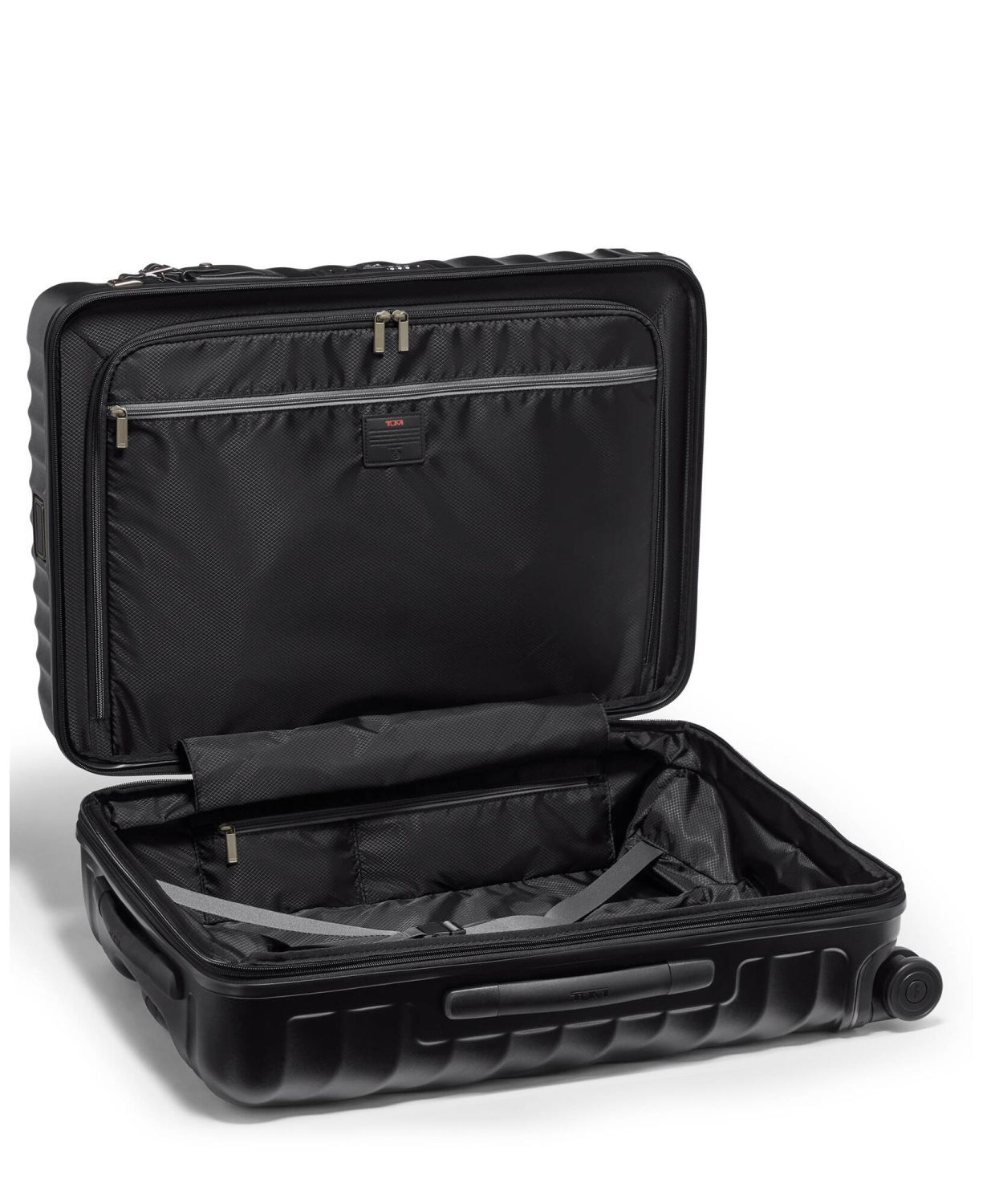 Tumi 19 Degree Erweiterbarer Aufgabekoffer für Kurzreisen 66cm, matte + GRATIS HOTELGUTSCHEIN Black Texture