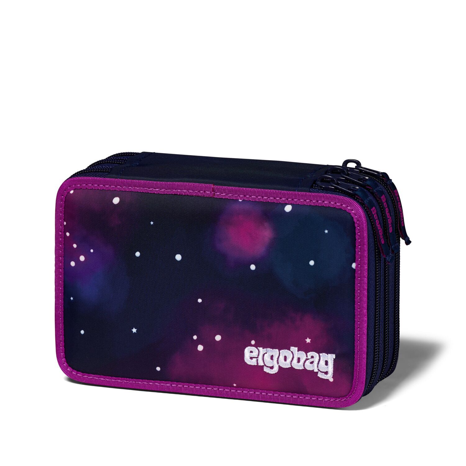 ergobag Schulzubehör SUPER REFLEX GLOW Maxi-Mäppchen, befüllt mit 3 Fächern