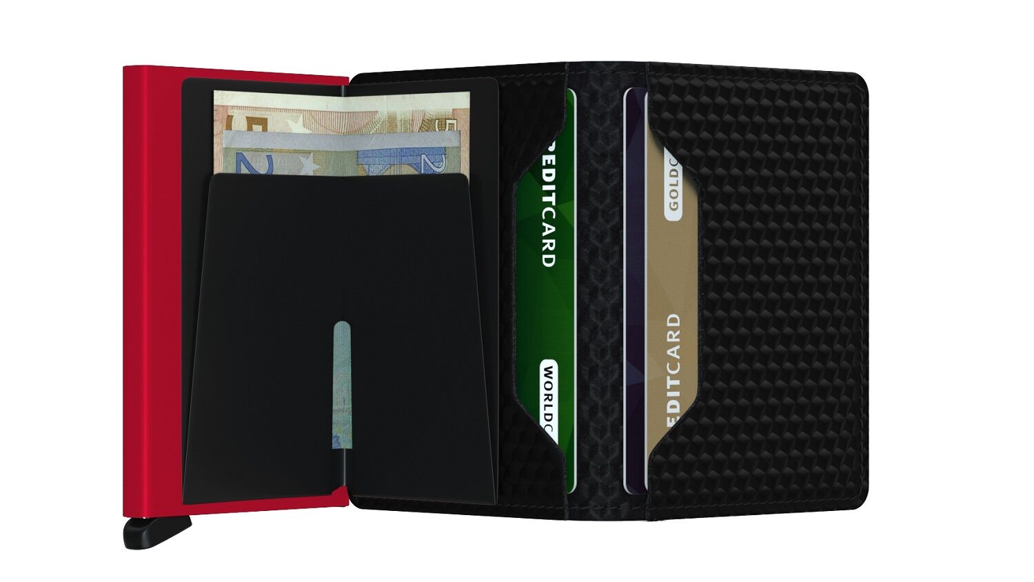 Secrid Slimwallet Cubic SCu-Black-Red