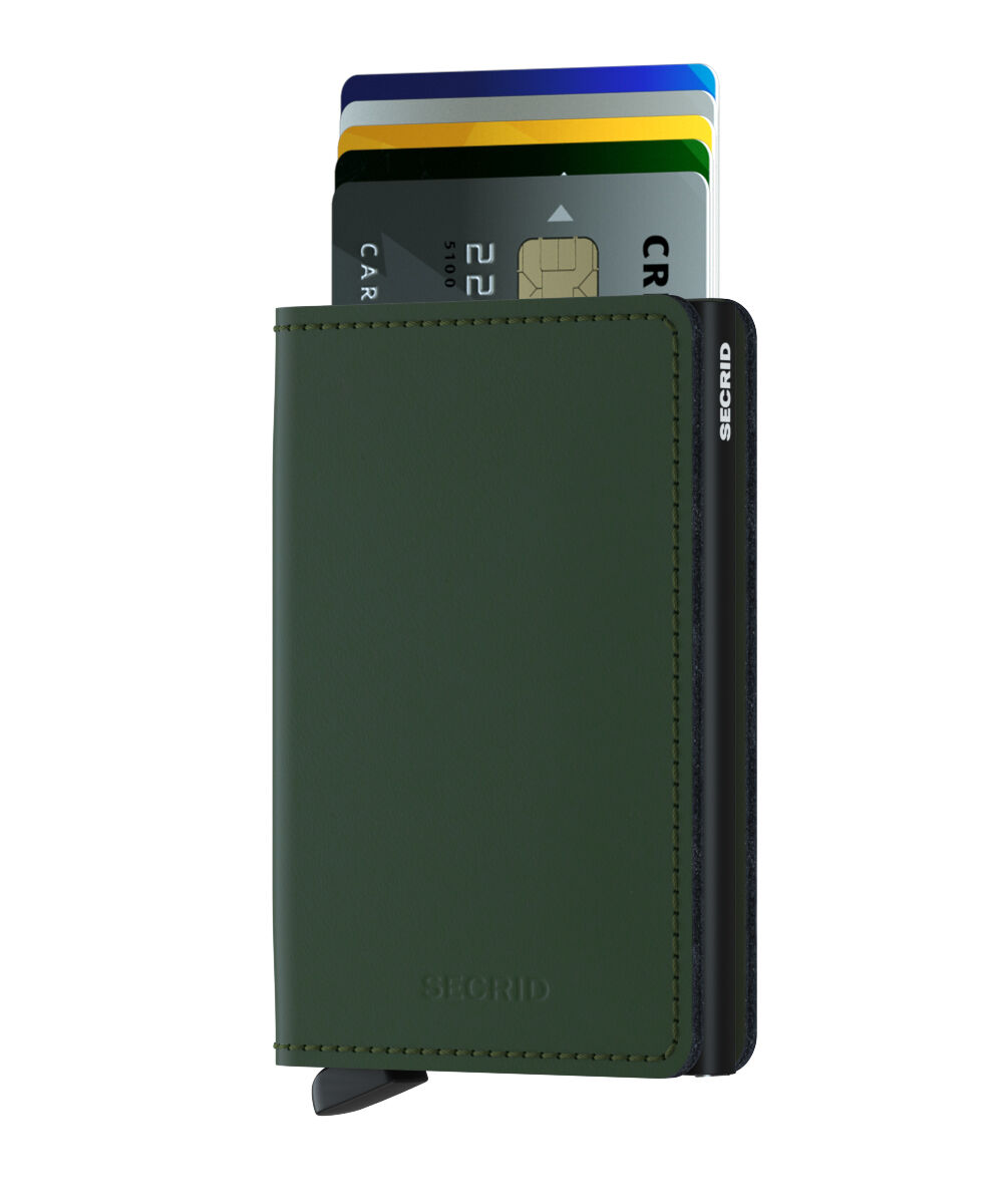 Secrid Slimwallet Matte SM-Green-Black
