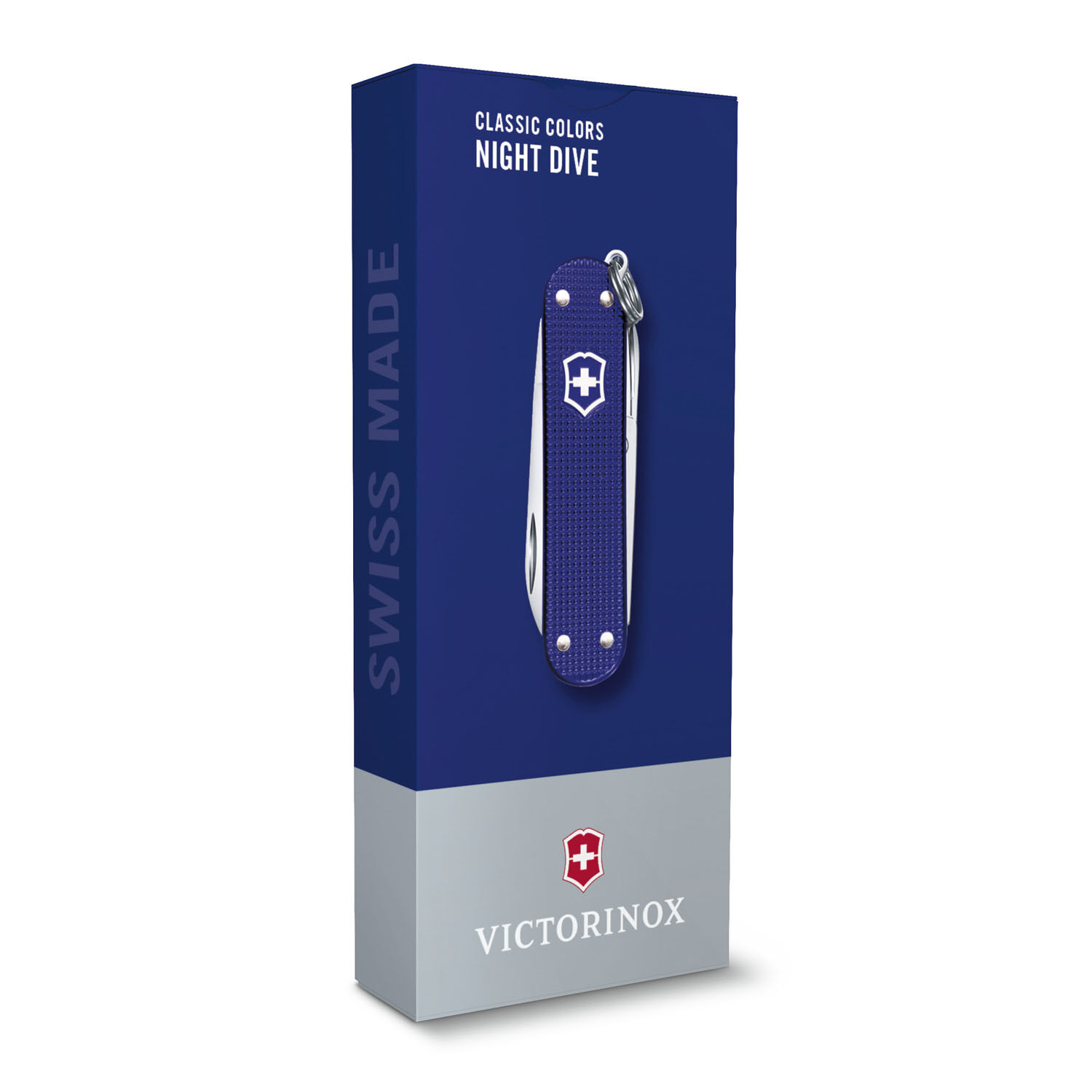 Victorinox Classic SD Alox Colors, 58 mm, kleines Taschenmesser Night Dive