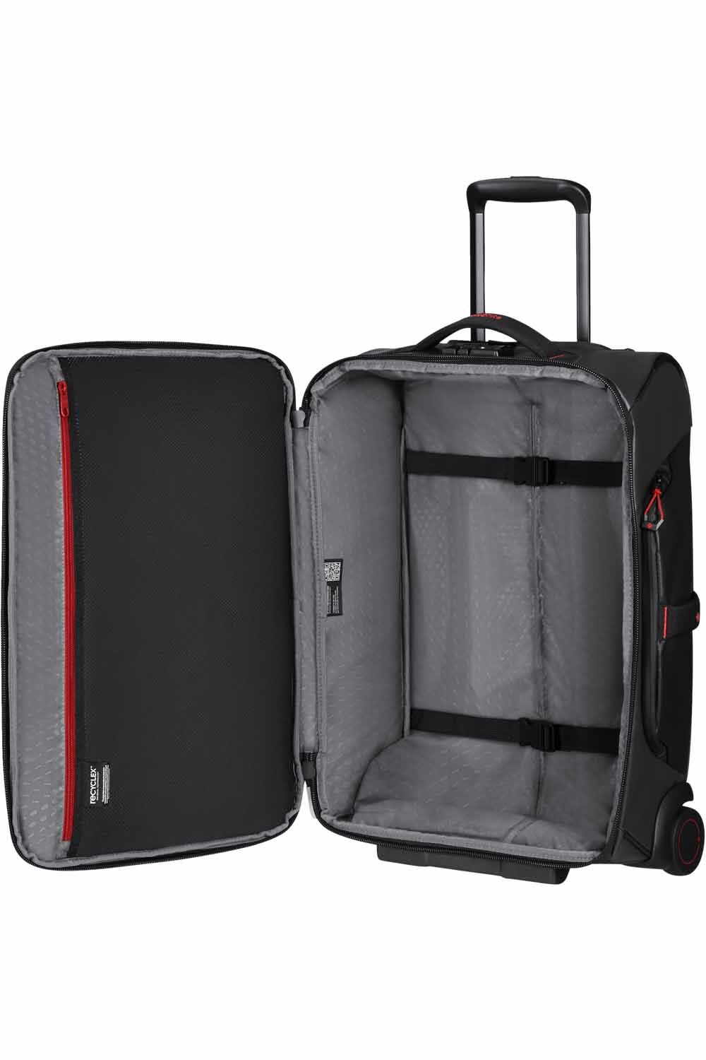 Samsonite Ecodiver Reisetasche mit Rollen 55cm + GRATIS HOTELGUTSCHEIN Schwarz