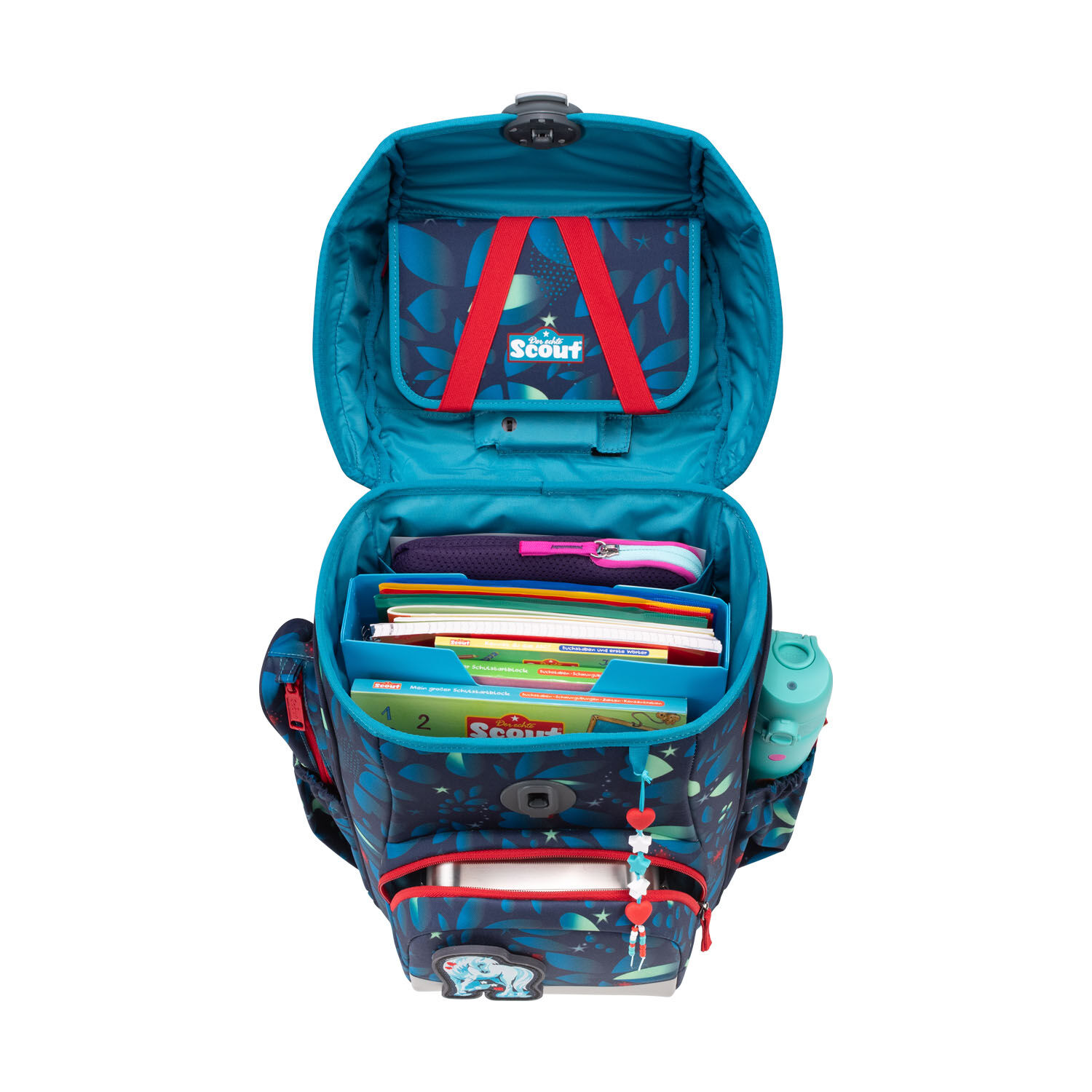 Scout Neo Exklusiv LED Schulranzen-Set 4-teilig White Unicorn Scout Neo Exklusiv LED Schulranzen-Set 4-teilig White Unicorn