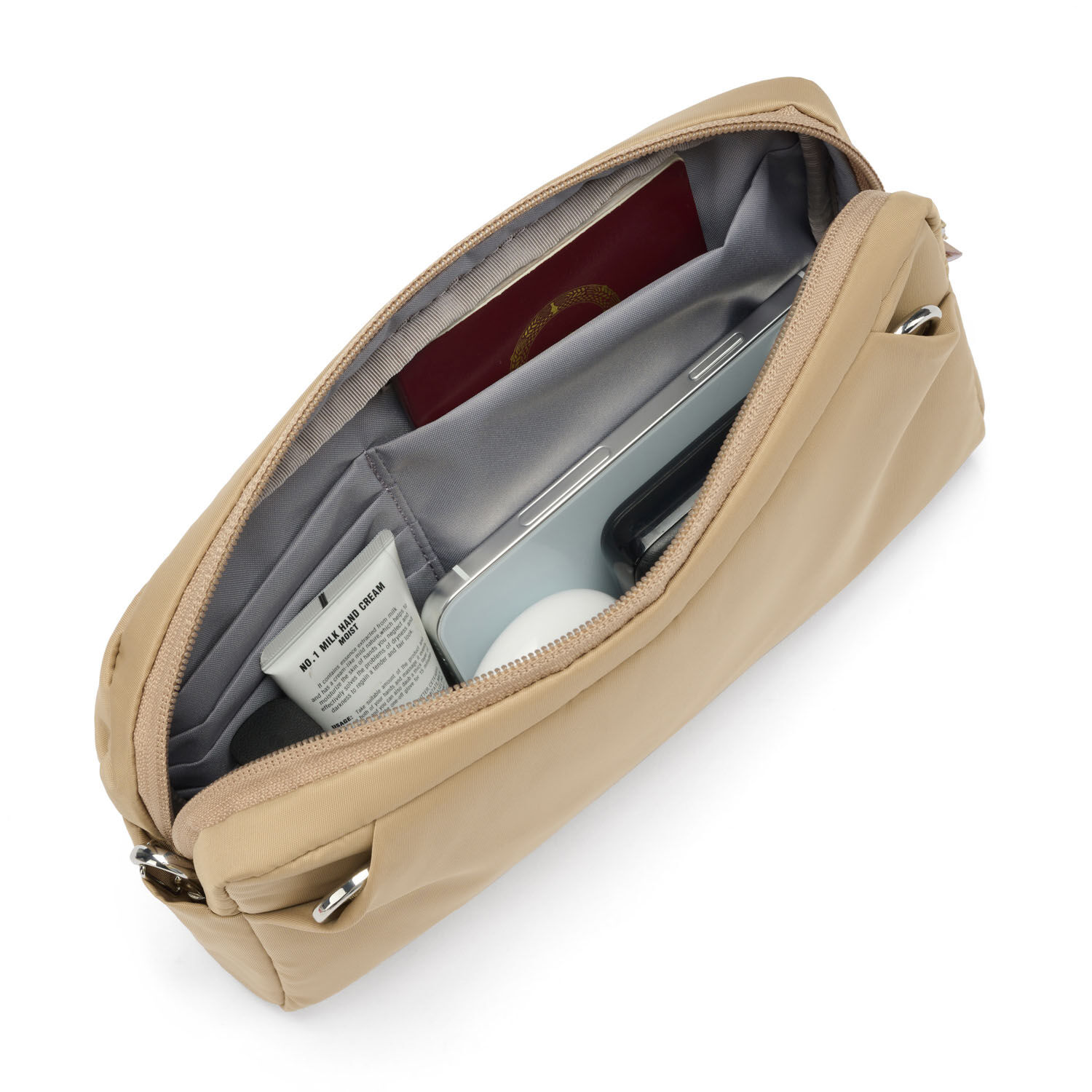 pacsafe W Anti-Theft 3-In-1 Sling Taupe