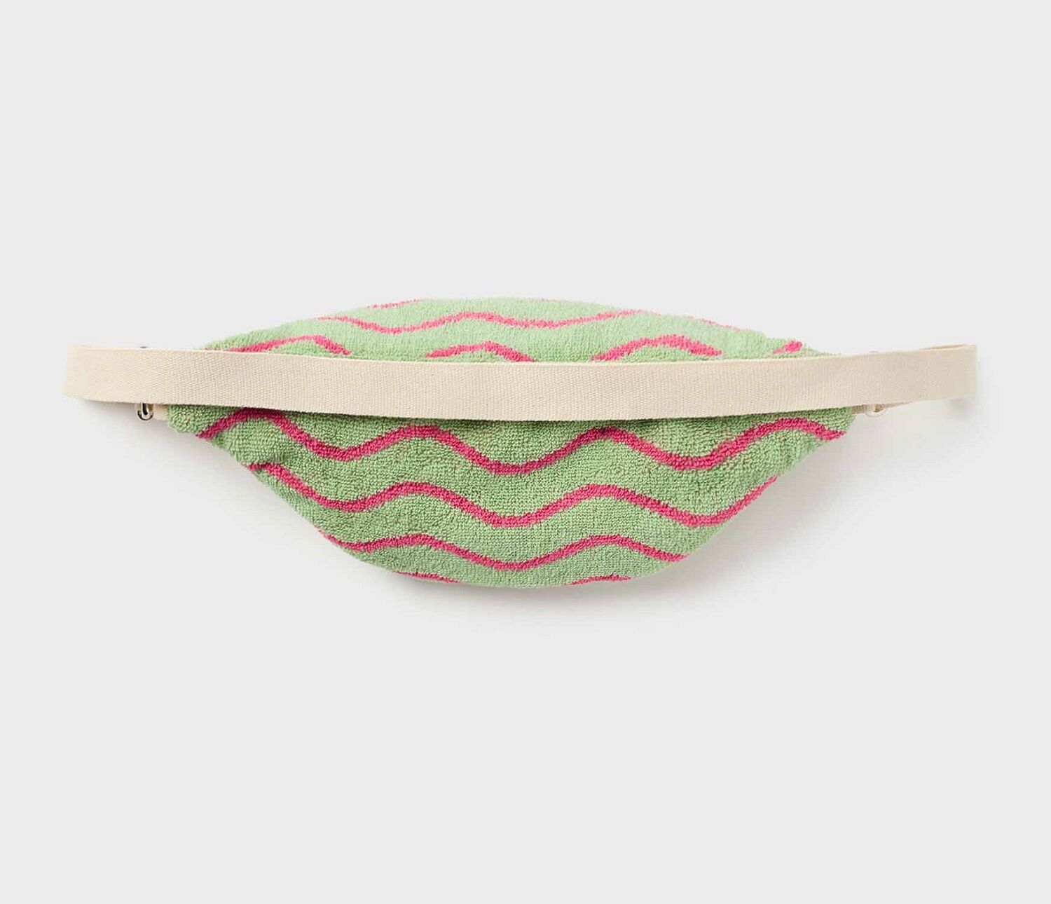 Wouf Terry Towel Waist Bag Wavy Wouf Terry Towel Waist Bag Wavy