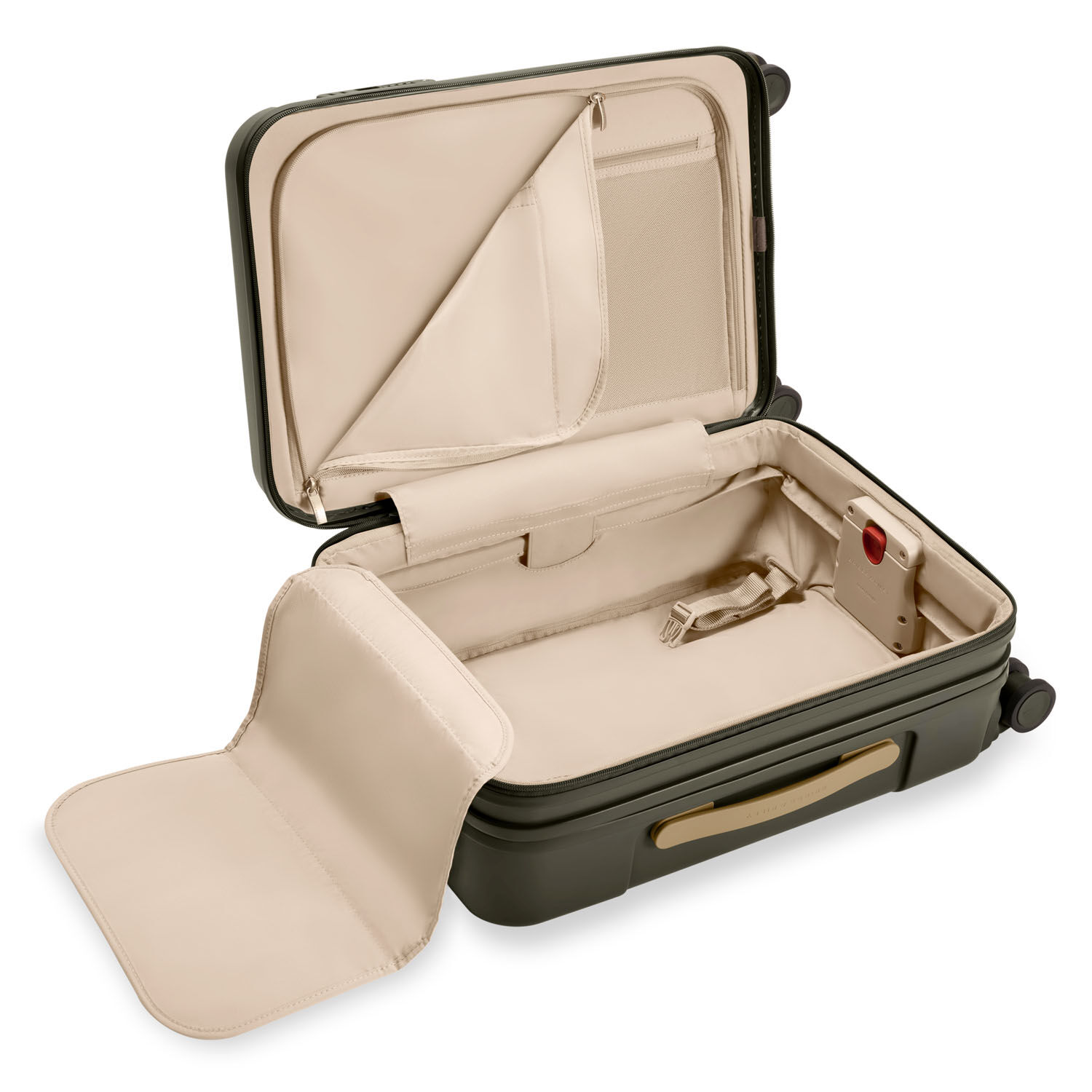 Briggs & Riley Sympatico 3.0 Essential 56cm Carry-On Expandable Spinner Olive