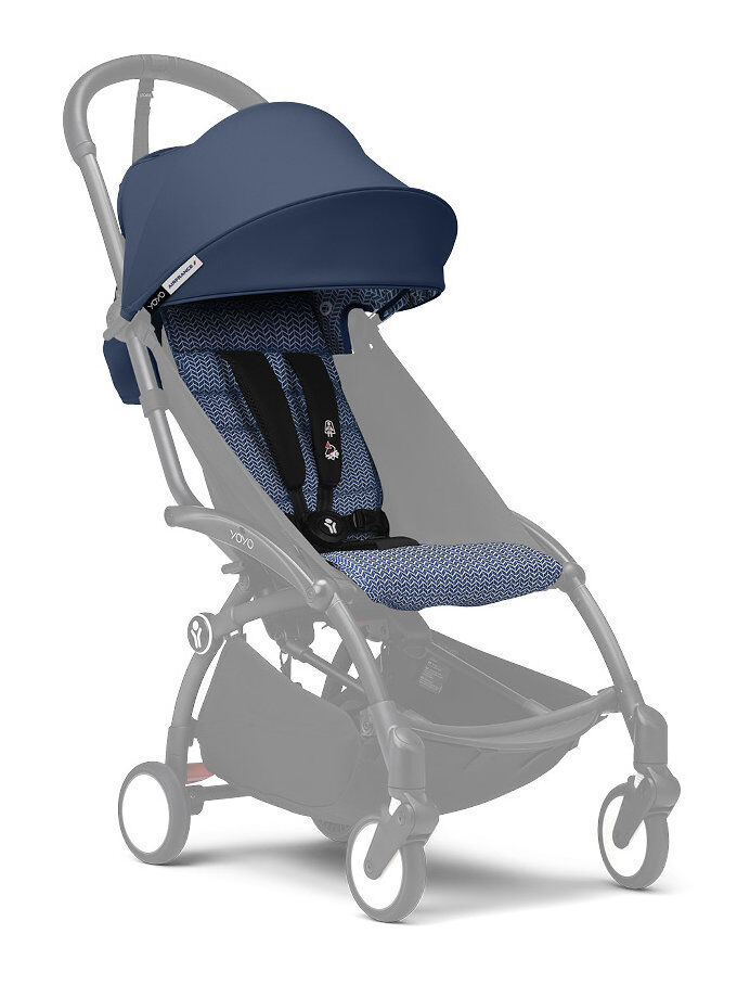Stokke® YOYO® 6+ Textilset für Kinderwagen Air France Blue
