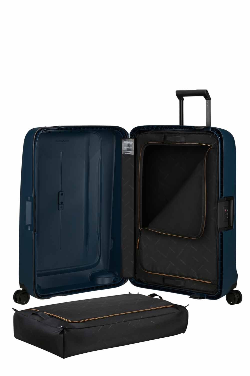 Samsonite Essens Trolley mit 4 Rollen 69cm + GRATIS HOTELGUTSCHEIN Midnight Blue