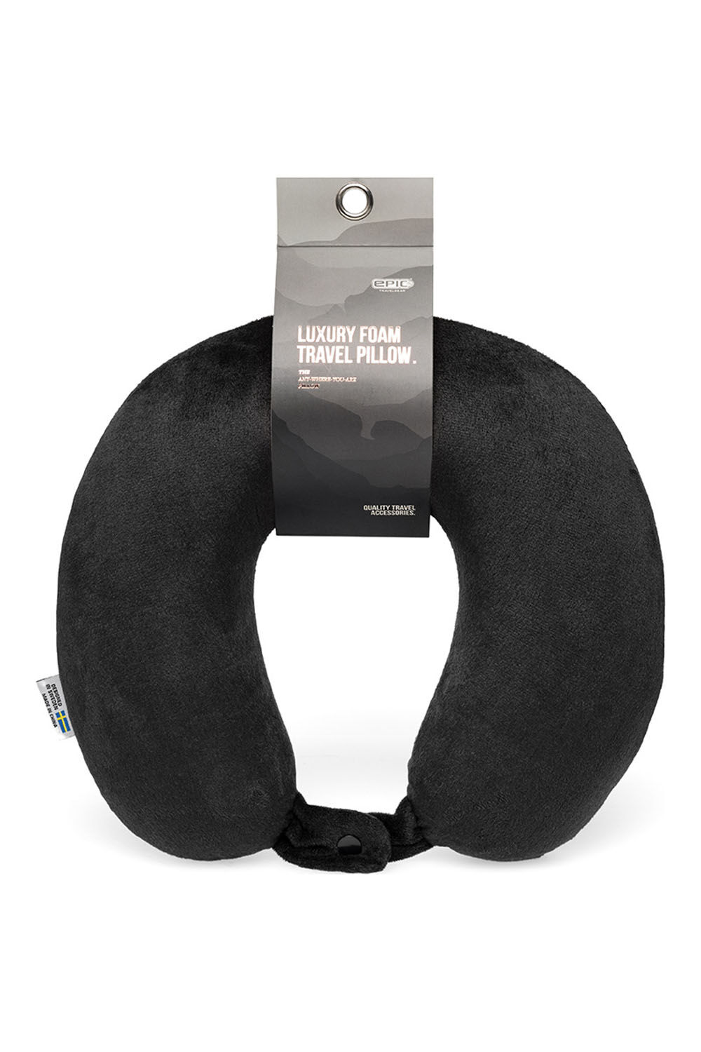 epic Travel Accessories 3.0 Luxury Foam Travel pillow Black