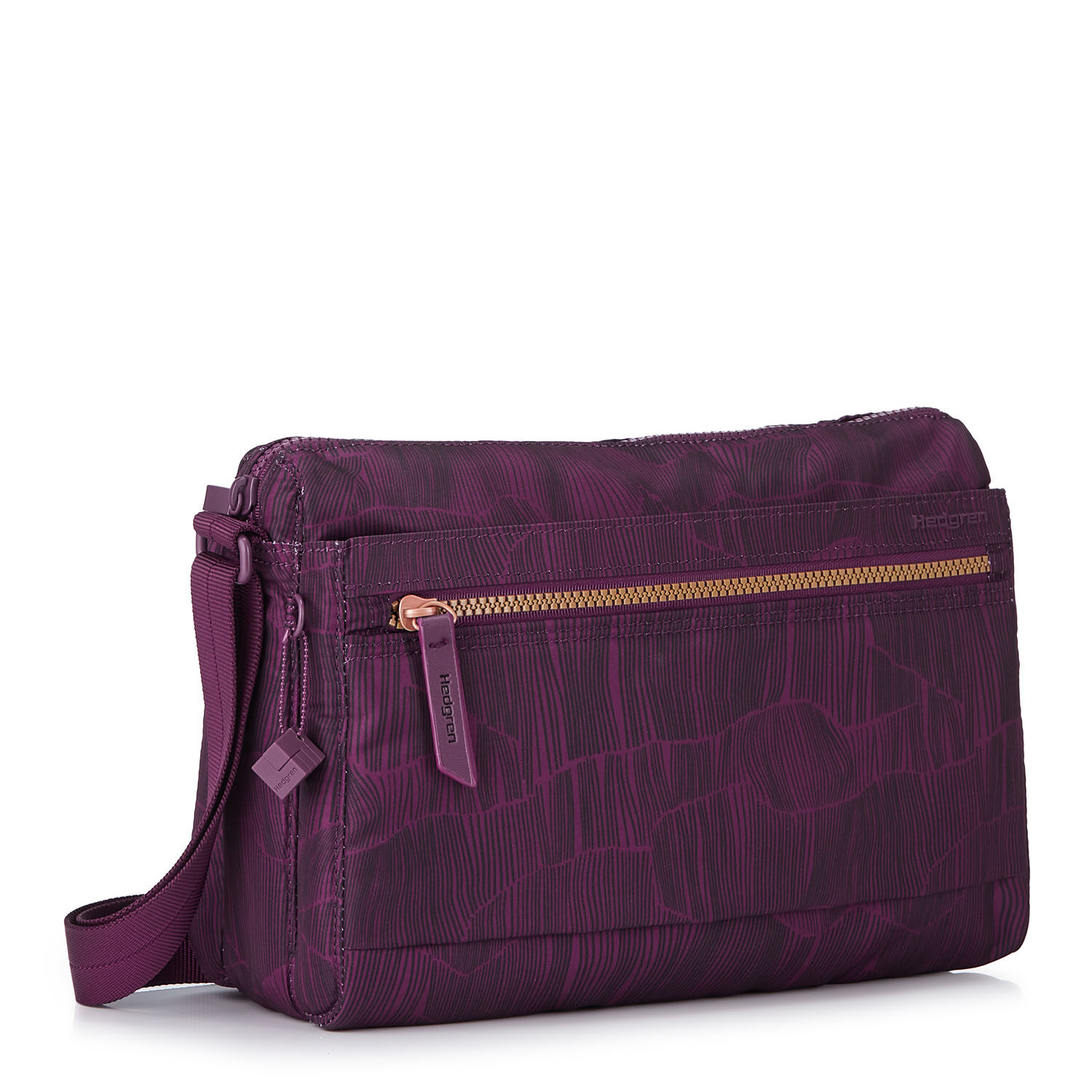 Hedgren Inner City EYE M Medium Umhängetasche RFID Aubergina Print Hedgren Inner City EYE M Medium Umhängetasche RFID Aubergina Print
