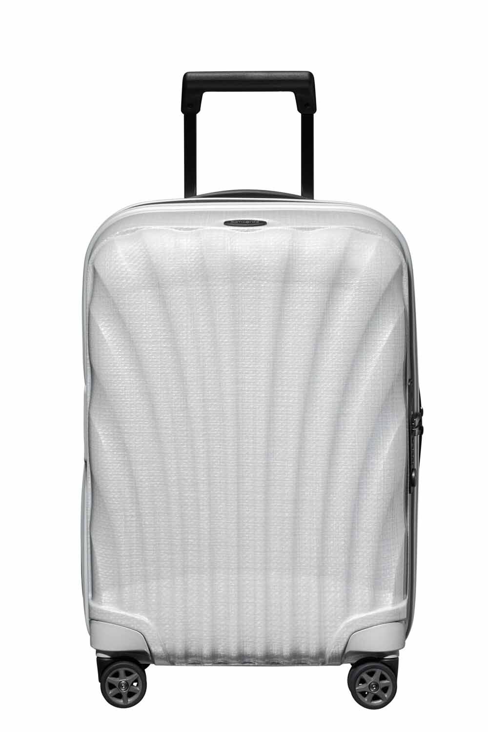 Samsonite C-Lite Trolley mit 4 Rollen erweiterbar 55cm Off White