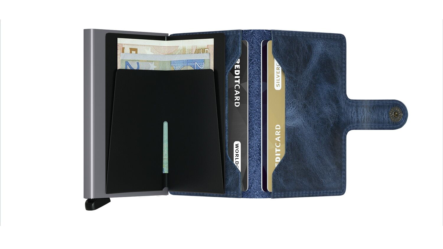Secrid Miniwallet Vintage MV-Blue