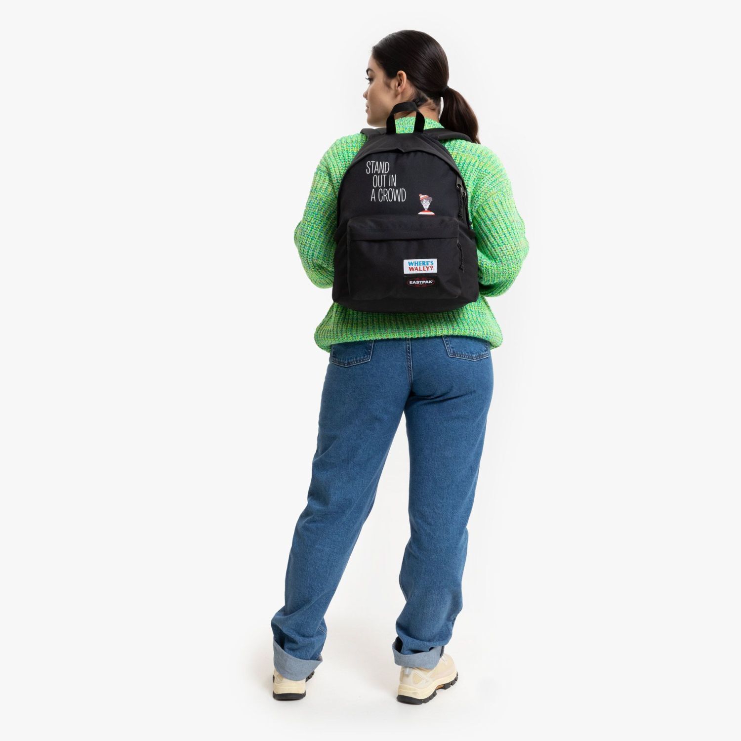 Eastpak Padded Pak'r® SPECIAL EDITION Rucksack Where's Wally Silk Black