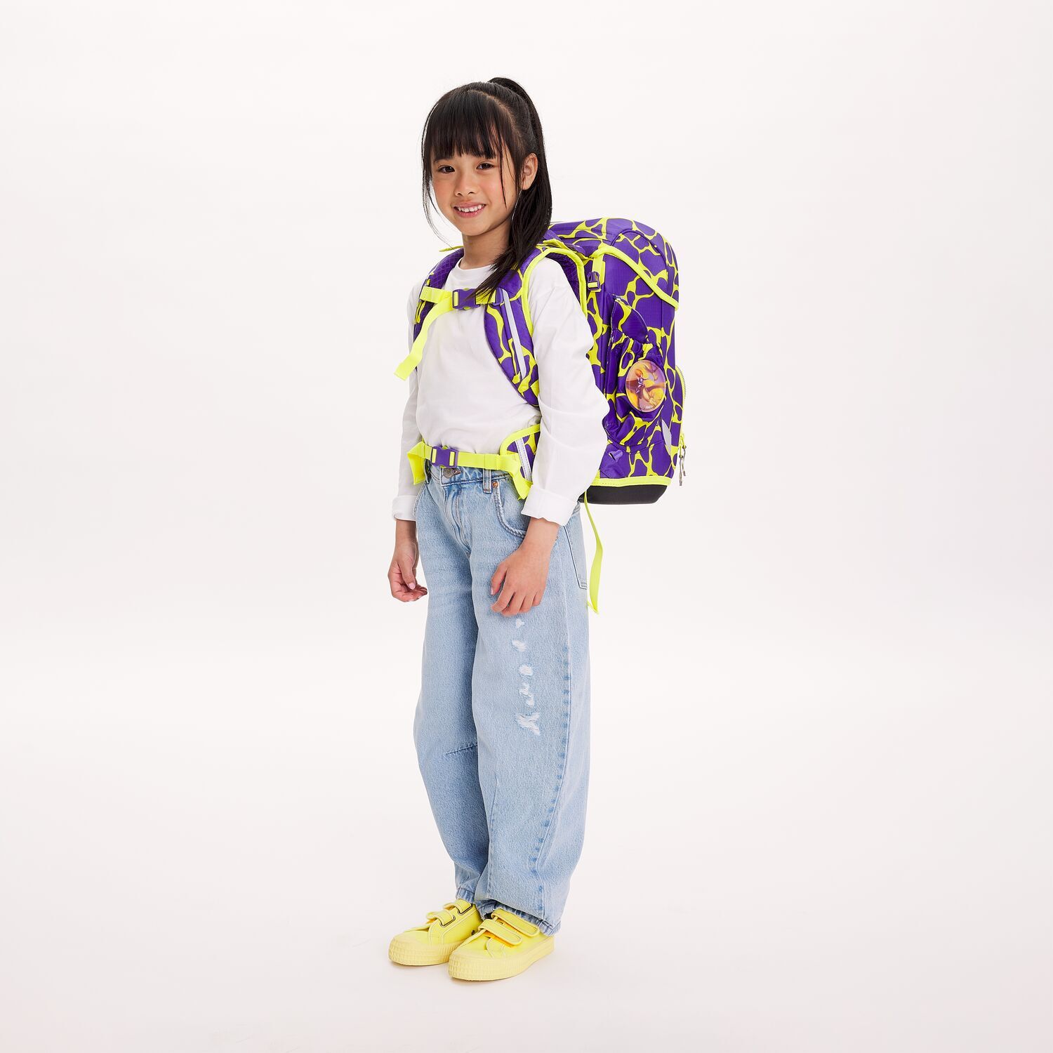 ergobag cubo light LUMI Edition Schulranzen Set 6-teilig 2024 SuBärkraft