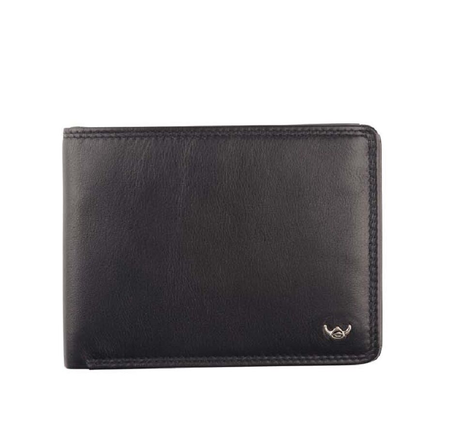 Golden Head Polo RFID Protect Scheintasche mit Geheimfach 1159-51 schwarz