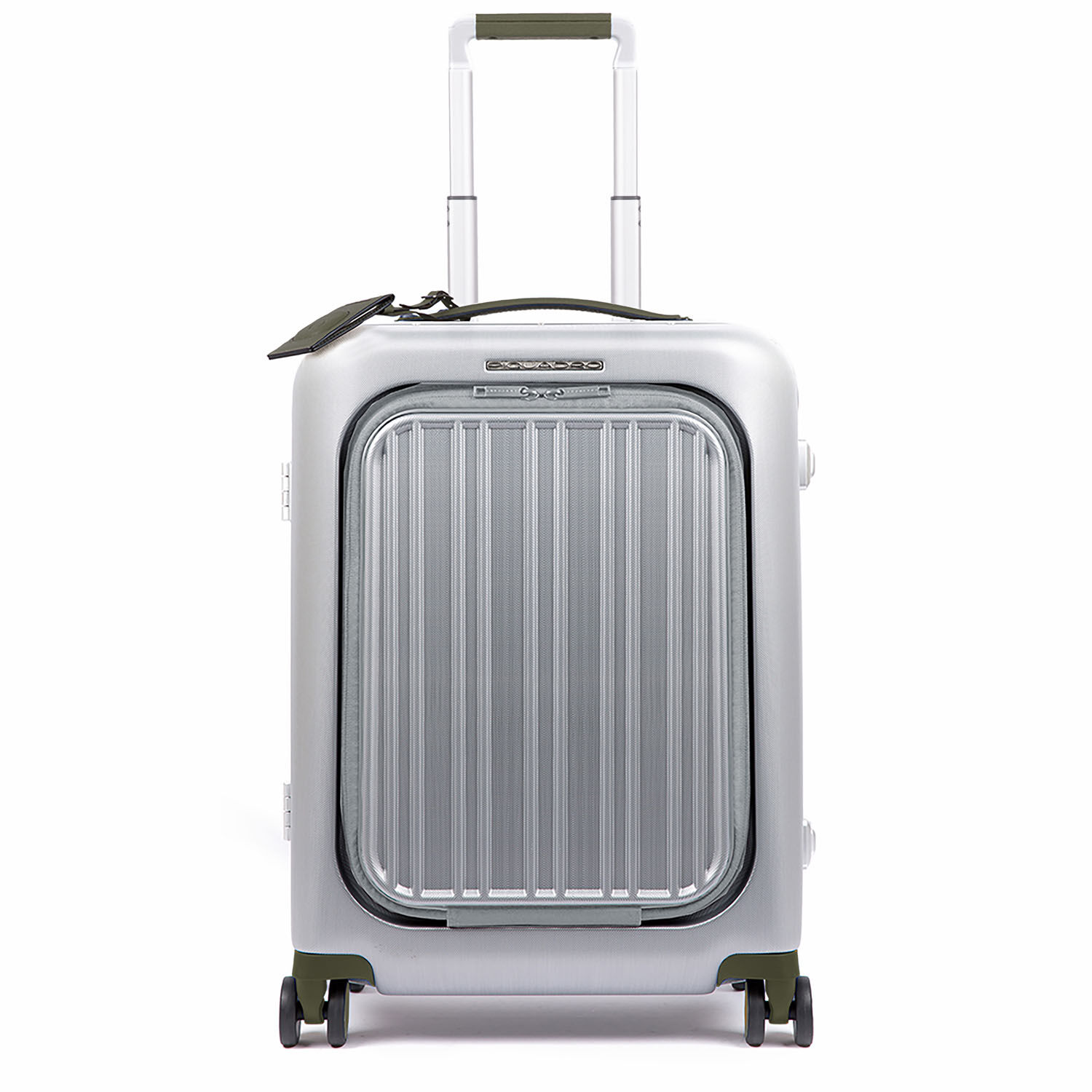 Piquadro Relyght Plus Kabinen-Hartschalencomputertrolley mit 4-Rollen