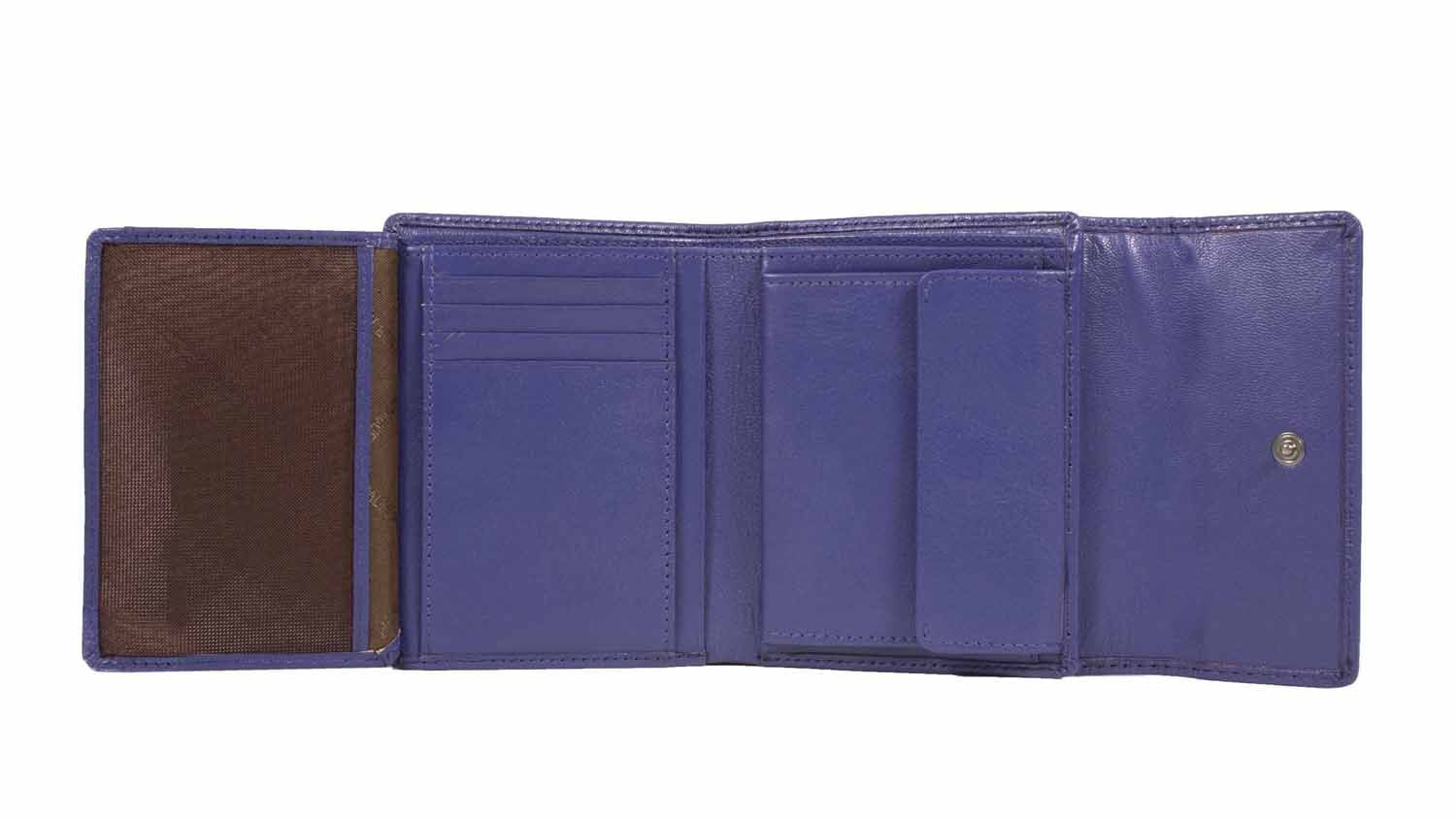 Braun Büffel ANNA RFID Geldbörse 8CS saphir