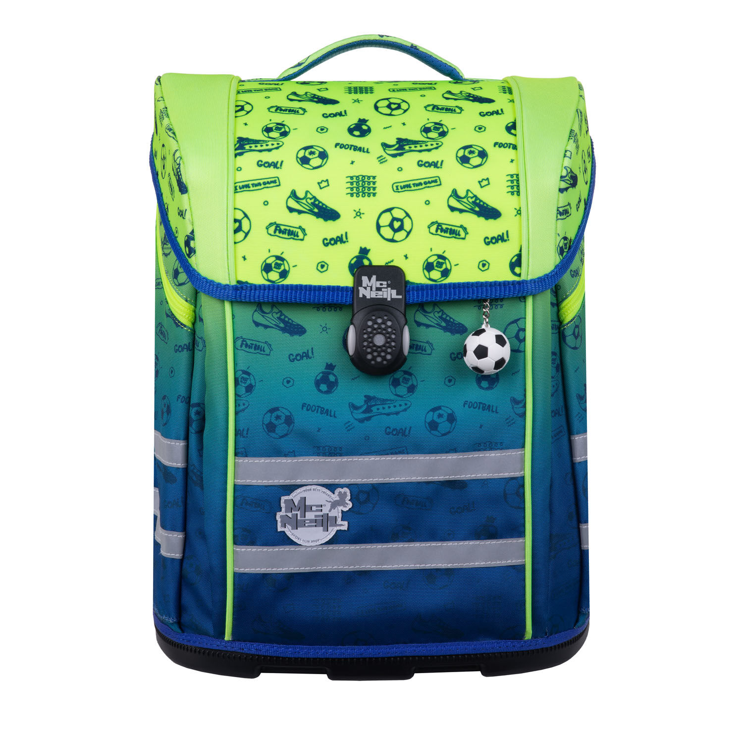 McNeill Perfecto Kollektion 2025 -Schulranzen-Set 5tlg., FOOTBALL 2T